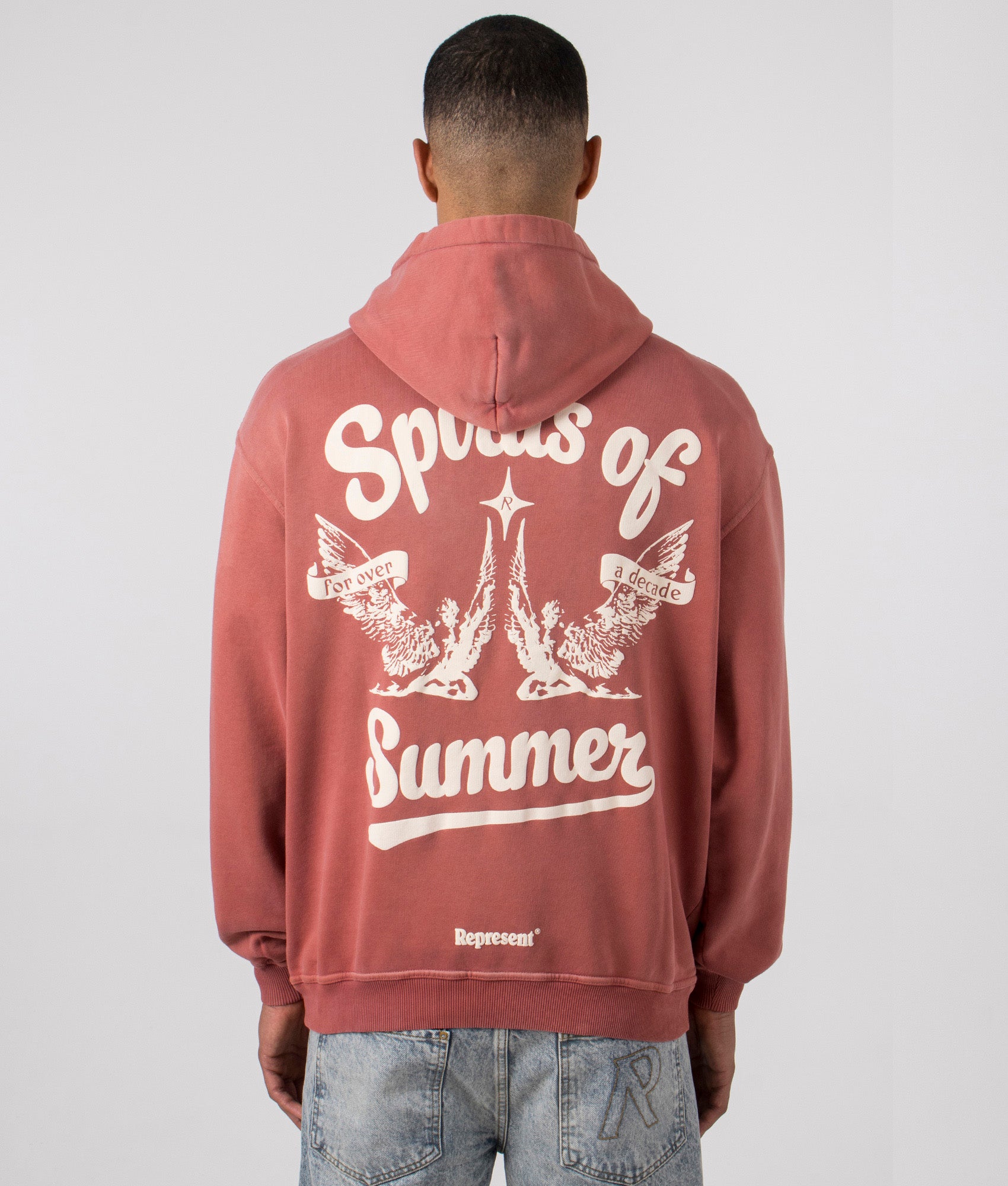 Represent Mens Spirits Of Summer Hoodie - Colour: 427 Sunrise - Size: XL