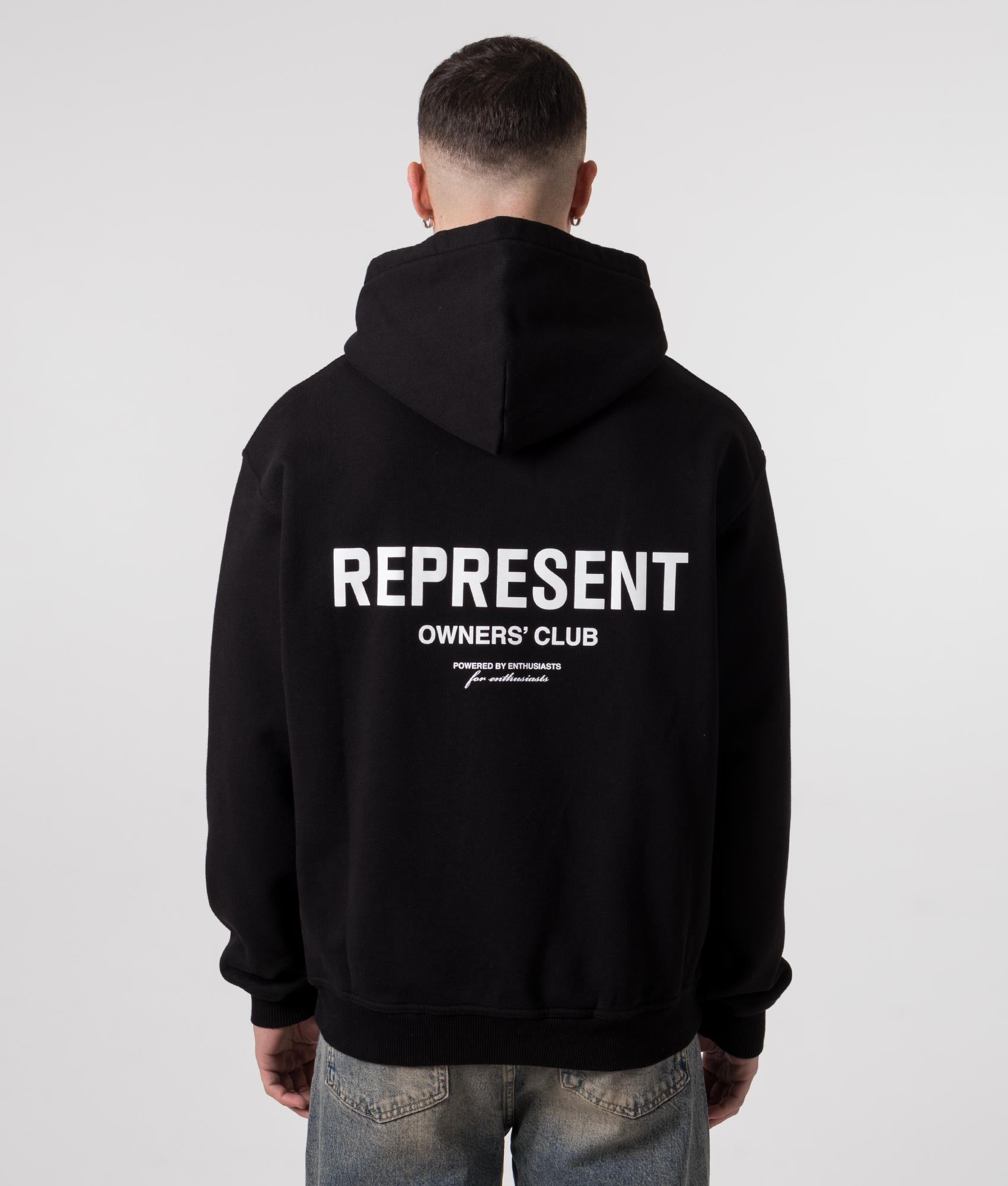 Represent Mens Represent Owners Club Hoodie - Colour: 01 Black - Size: Medium