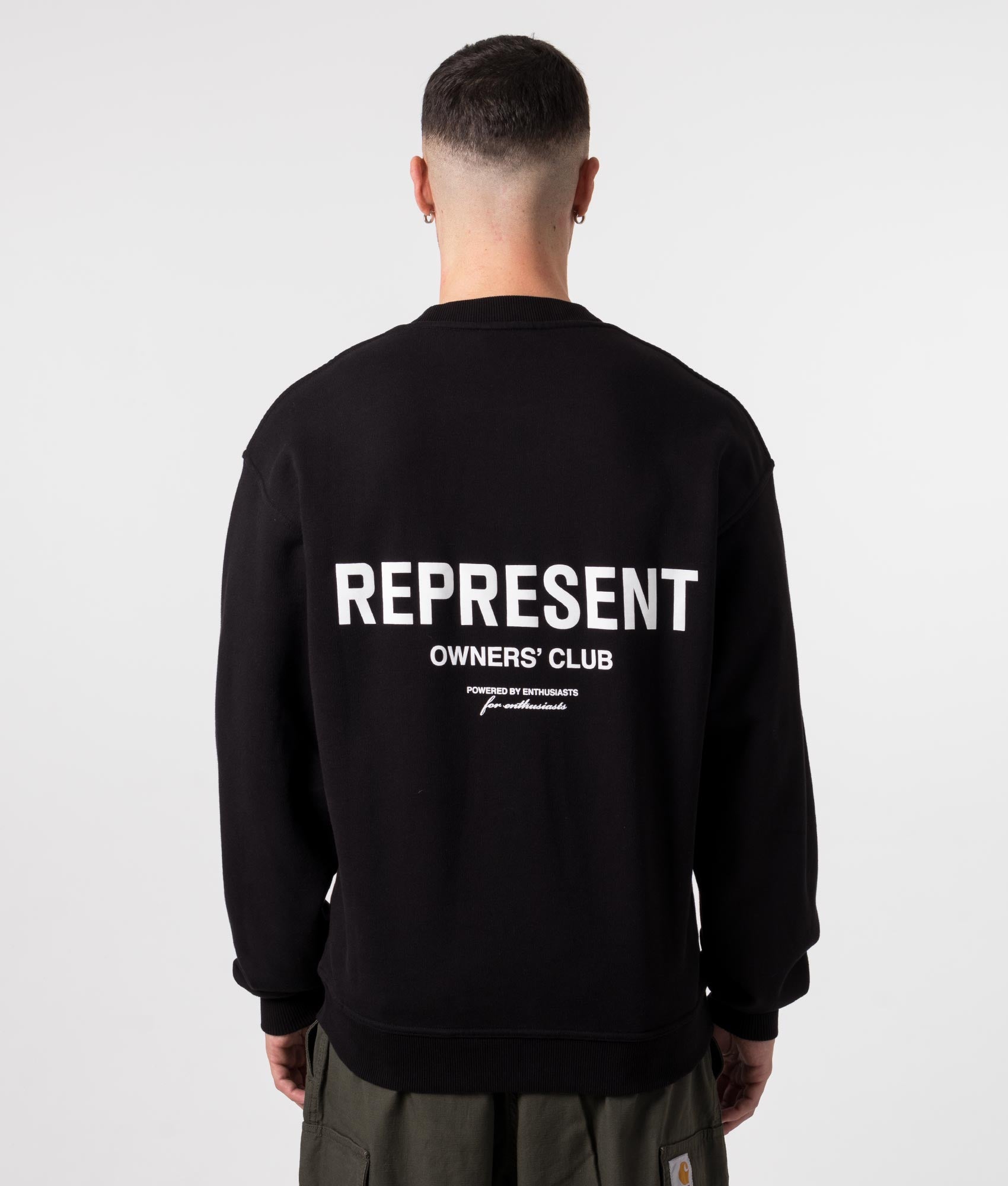 Represent Mens Represent Owners Club Sweatshirt - Colour: 01 Black - Size: Large