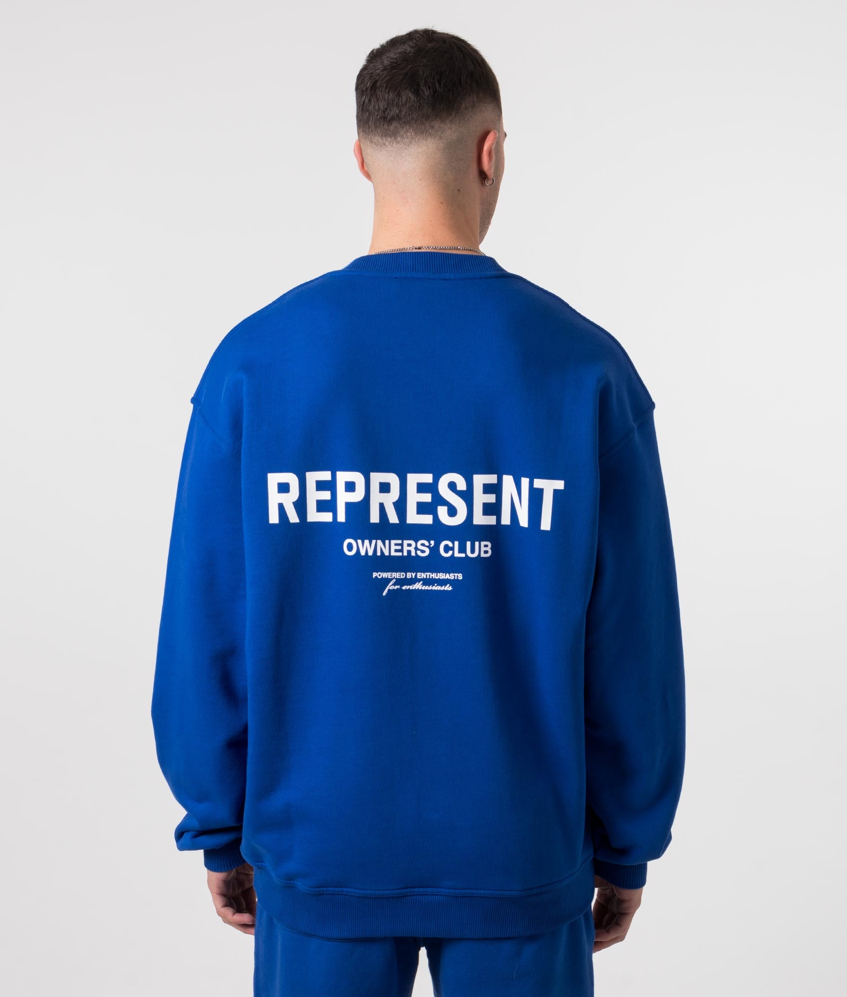 Represent Mens Represent Owners Club Sweatshirt - Colour: 109 Cobalt Blue - Size: XXL