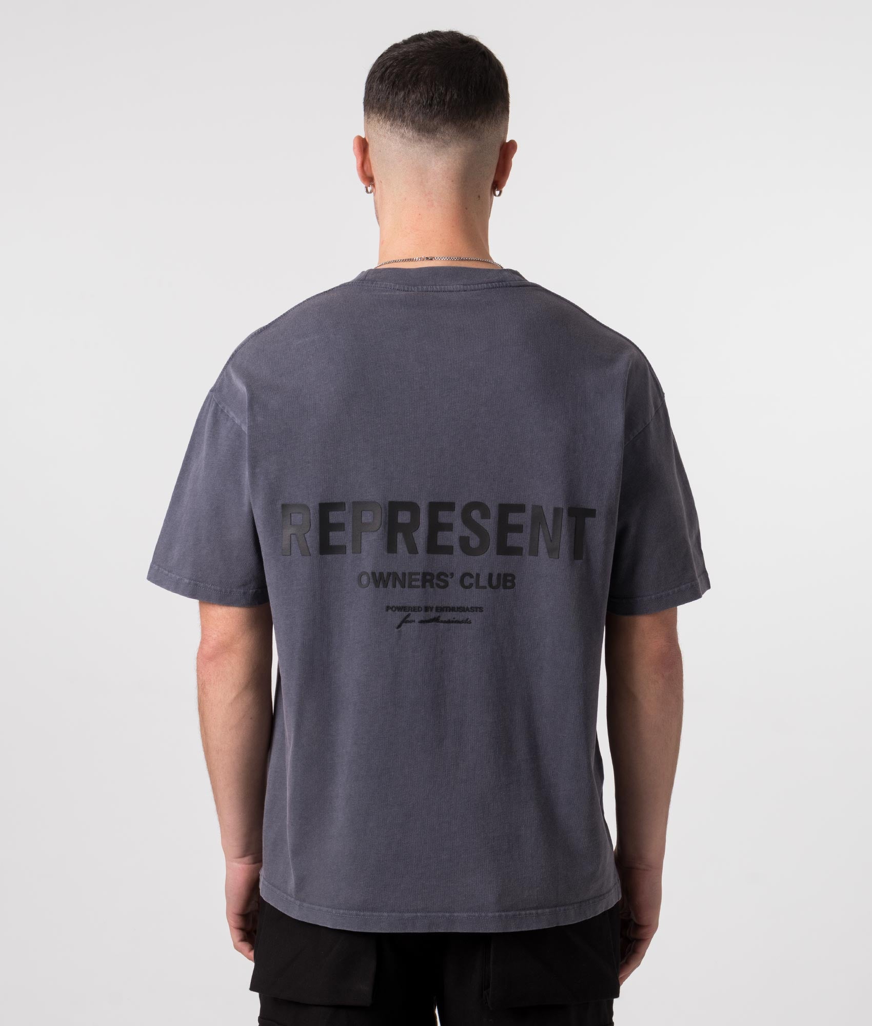 Represent Mens Represent Owners Club T-Shirt - Colour: 390 Storm - Size: Medium