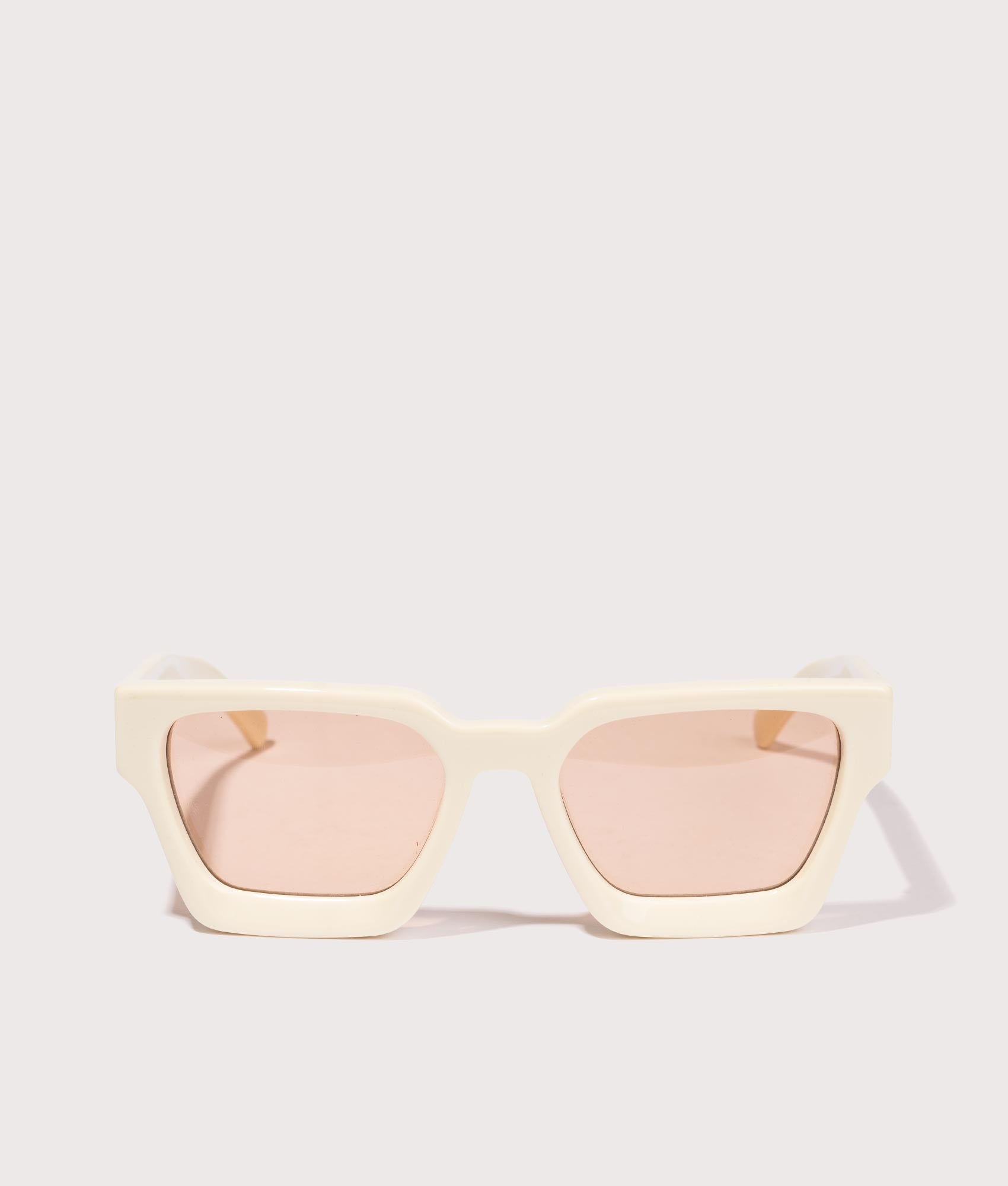 Represent Mens Represent California Sunglasses - Colour: 72 Off White/Yellow Tint Lens - Size: One S