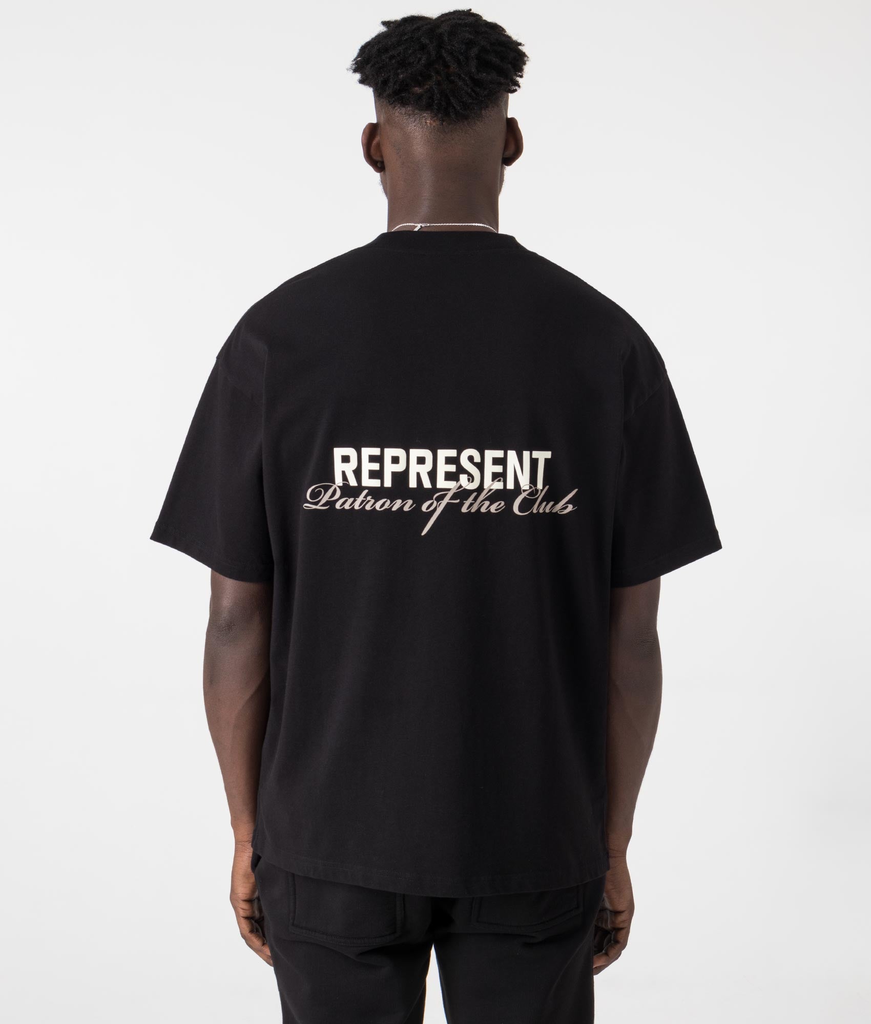 Represent Mens Patron Of The Club T-Shirt - Colour: 001 Black - Size: XXL