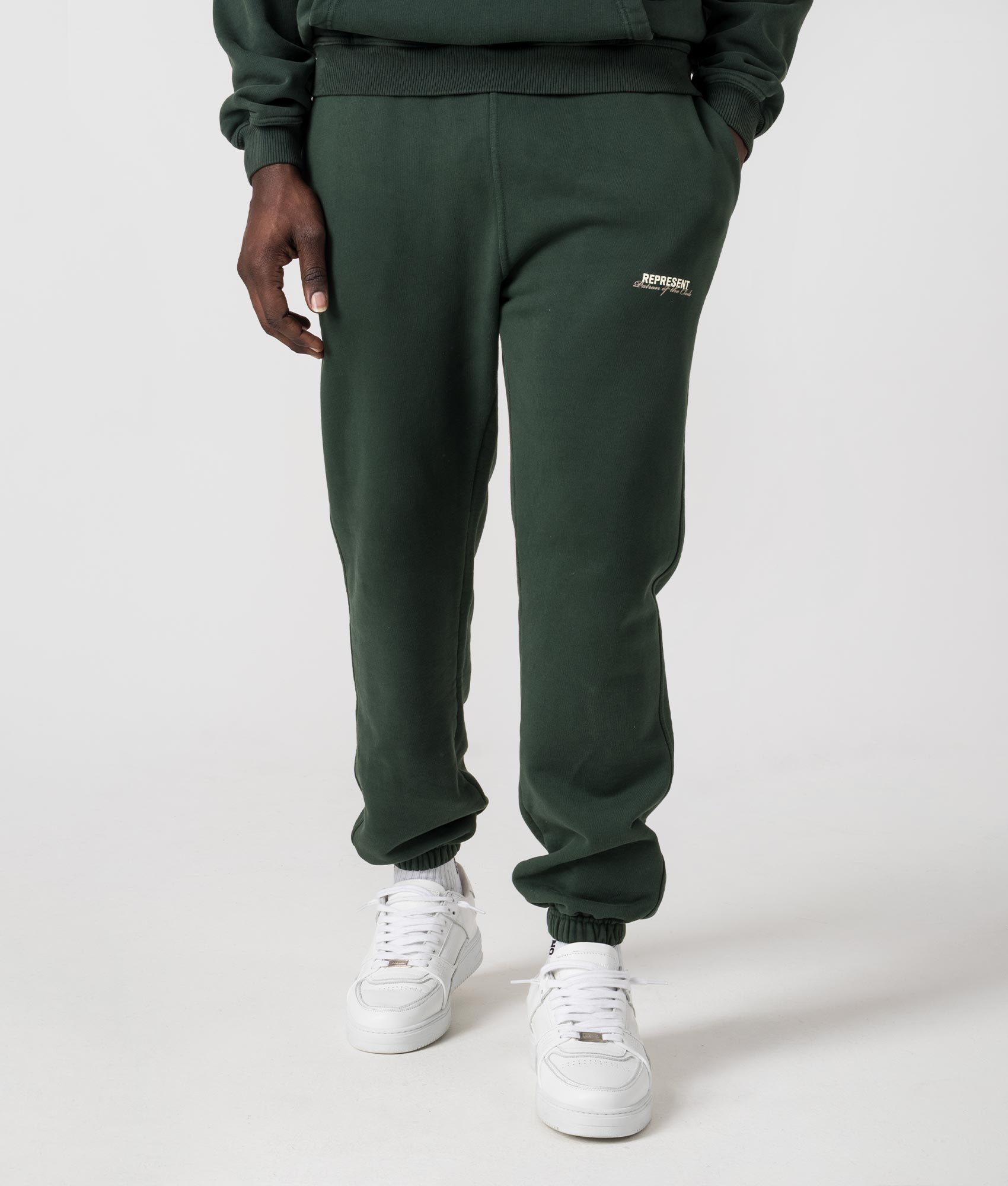 Represent Mens Patron Of The Club Joggers - Colour: 386 Forest Green - Size: XL