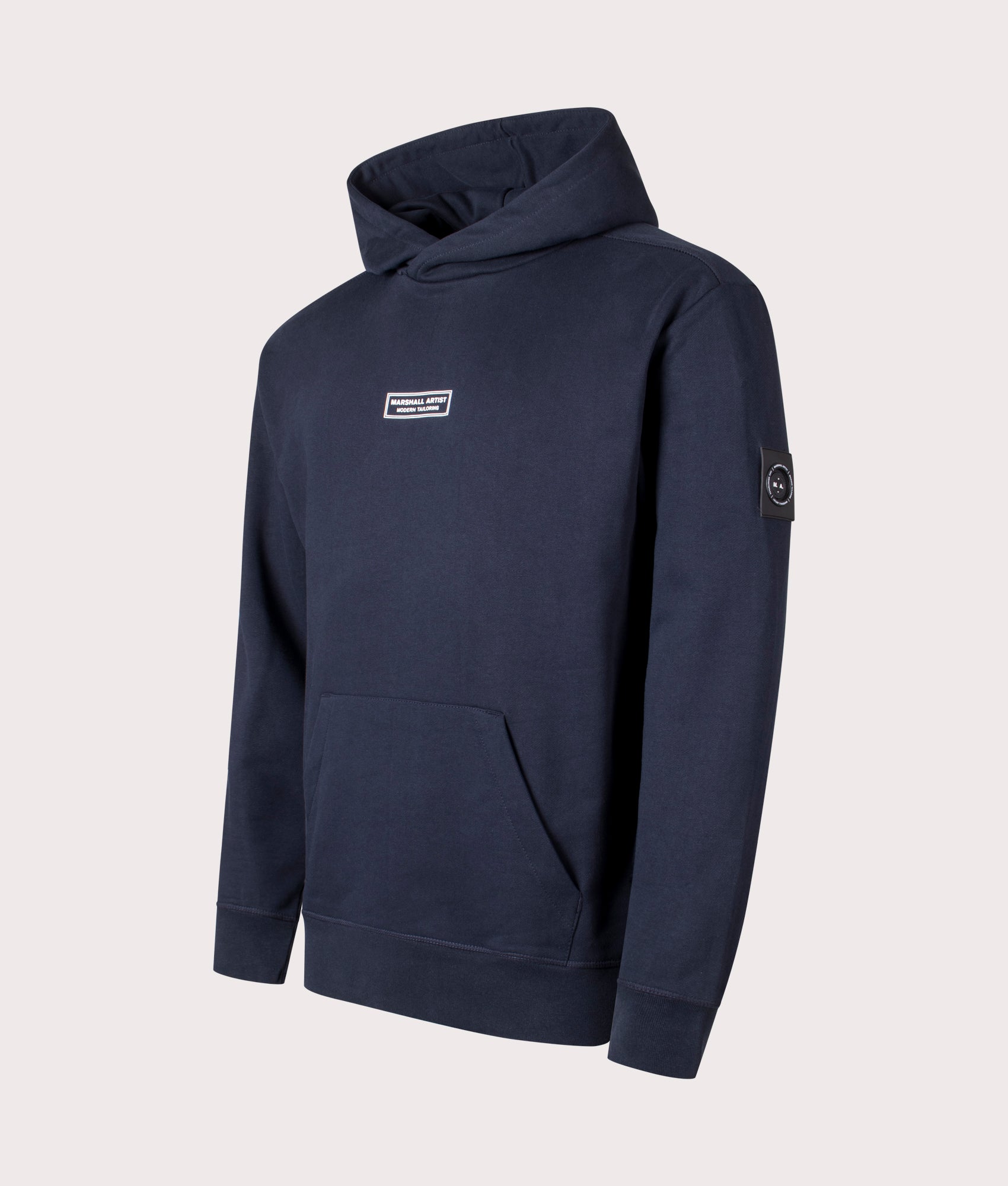 Marshall Artist Mens Siren Overhead Hoodie - Colour: 003 Navy - Size: XXL