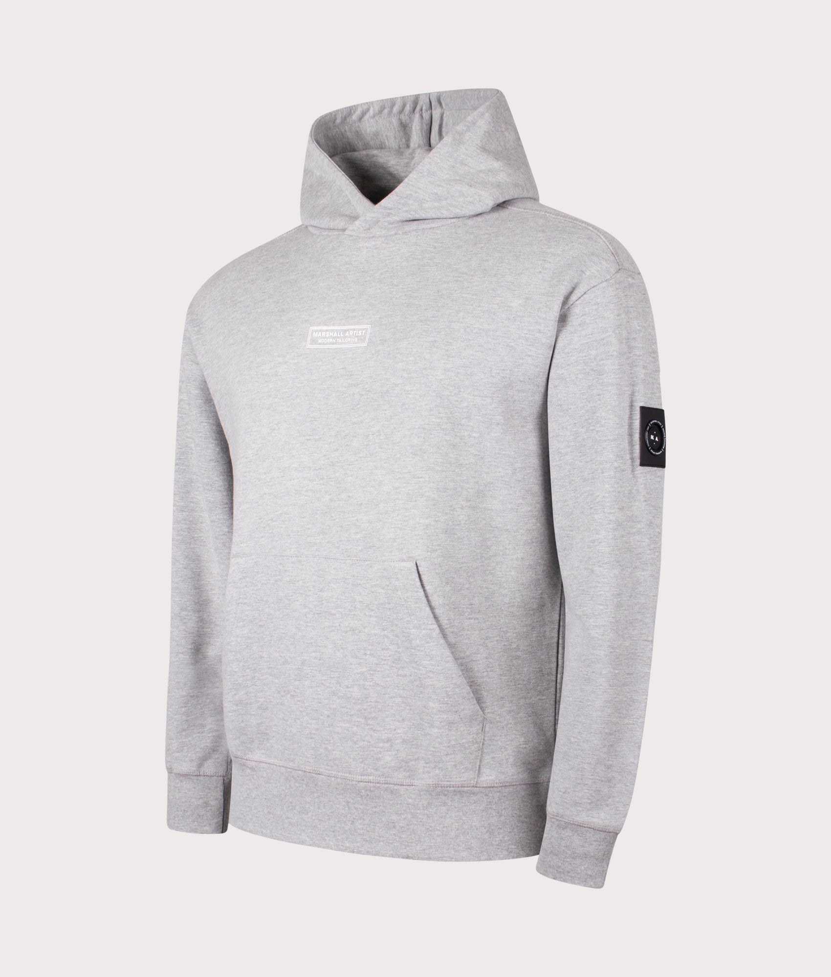 Marshall Artist Mens Siren Overhead Hoodie - Colour: 004 Grey Marl - Size: Large