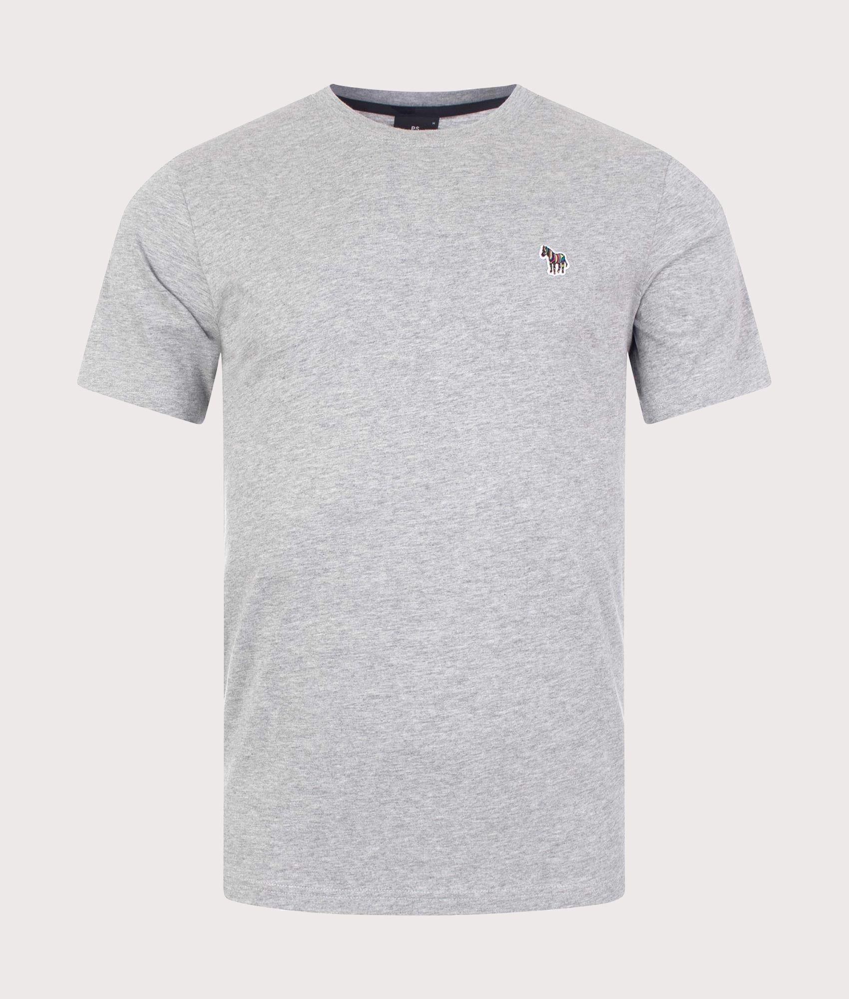 PS Paul Smith Mens Zebra Logo T-Shirt - Colour: Core 72 Grey - Size: Large