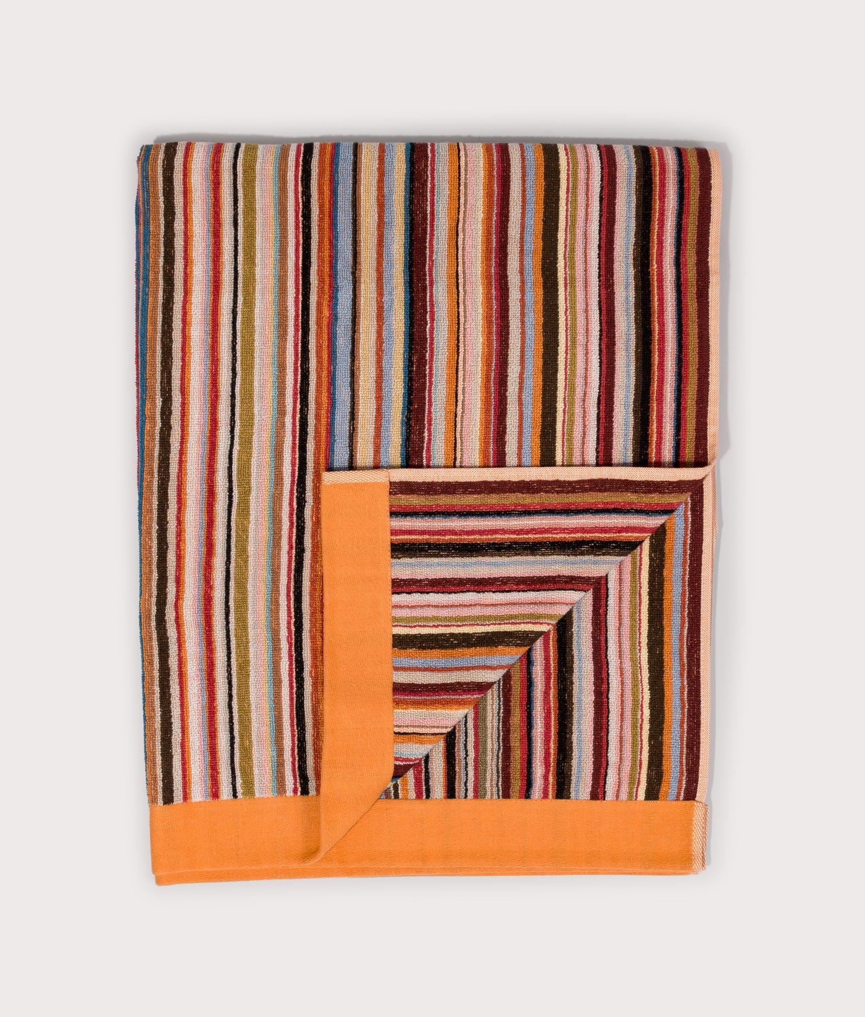 PS Paul Smith Mens Large Signature Stripe Towel - Colour: 92 Multi Coloured - Size: One Size