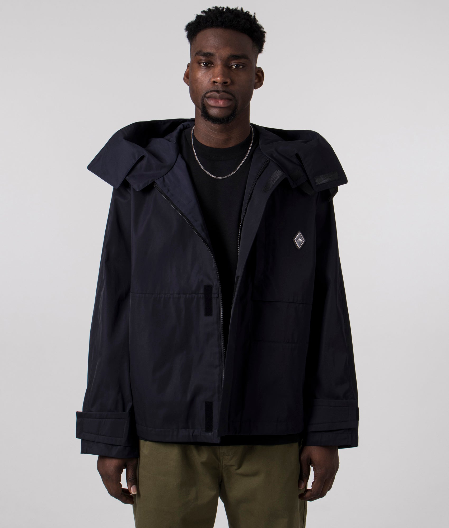 A-COLD-WALL* Mens Relaxed Fit Gable Storm Jacket - Colour: Navy - Size: 48