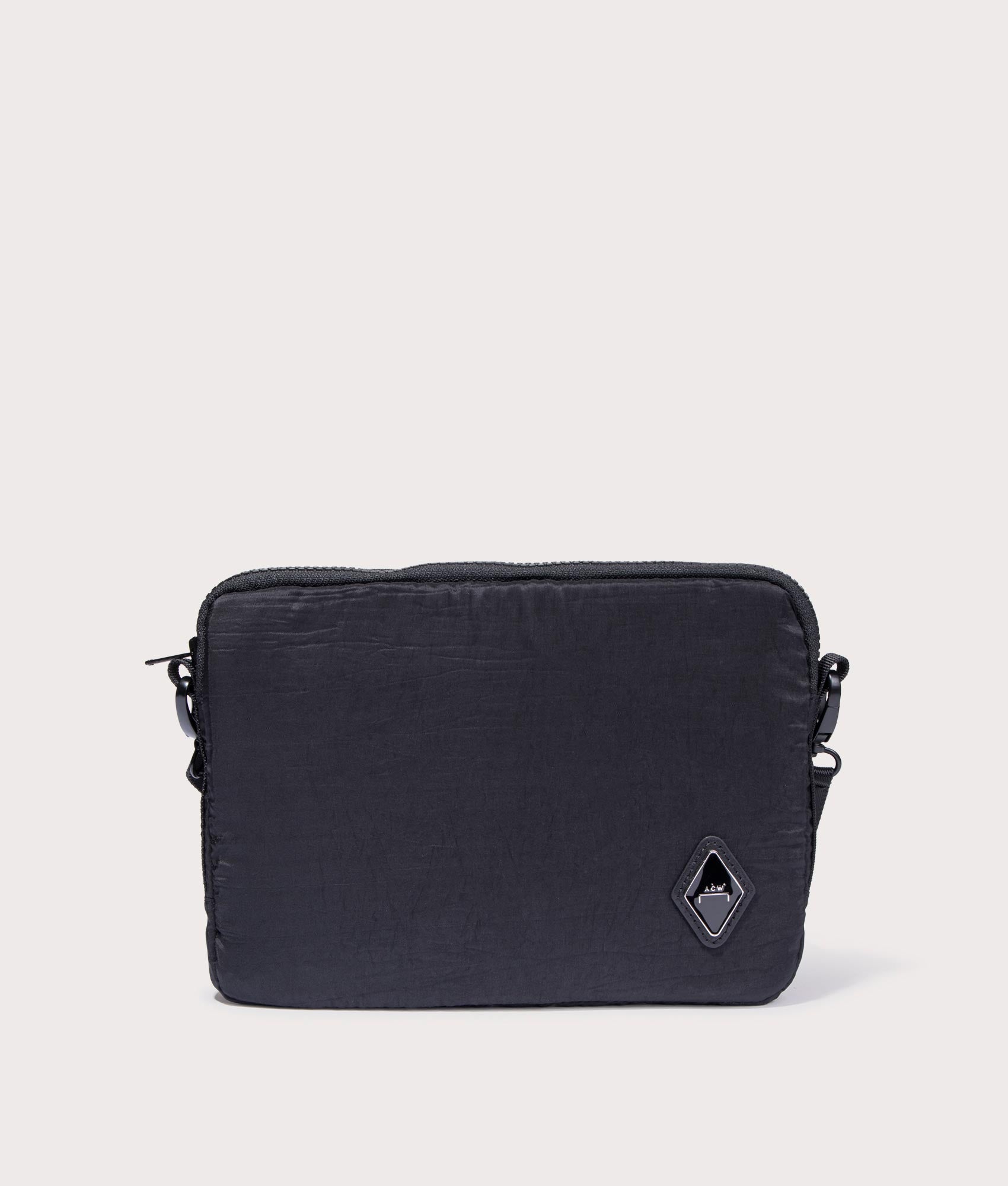 A-COLD-WALL* Mens Diamond Pouch Bag - Colour: Onyx - Size: One Size