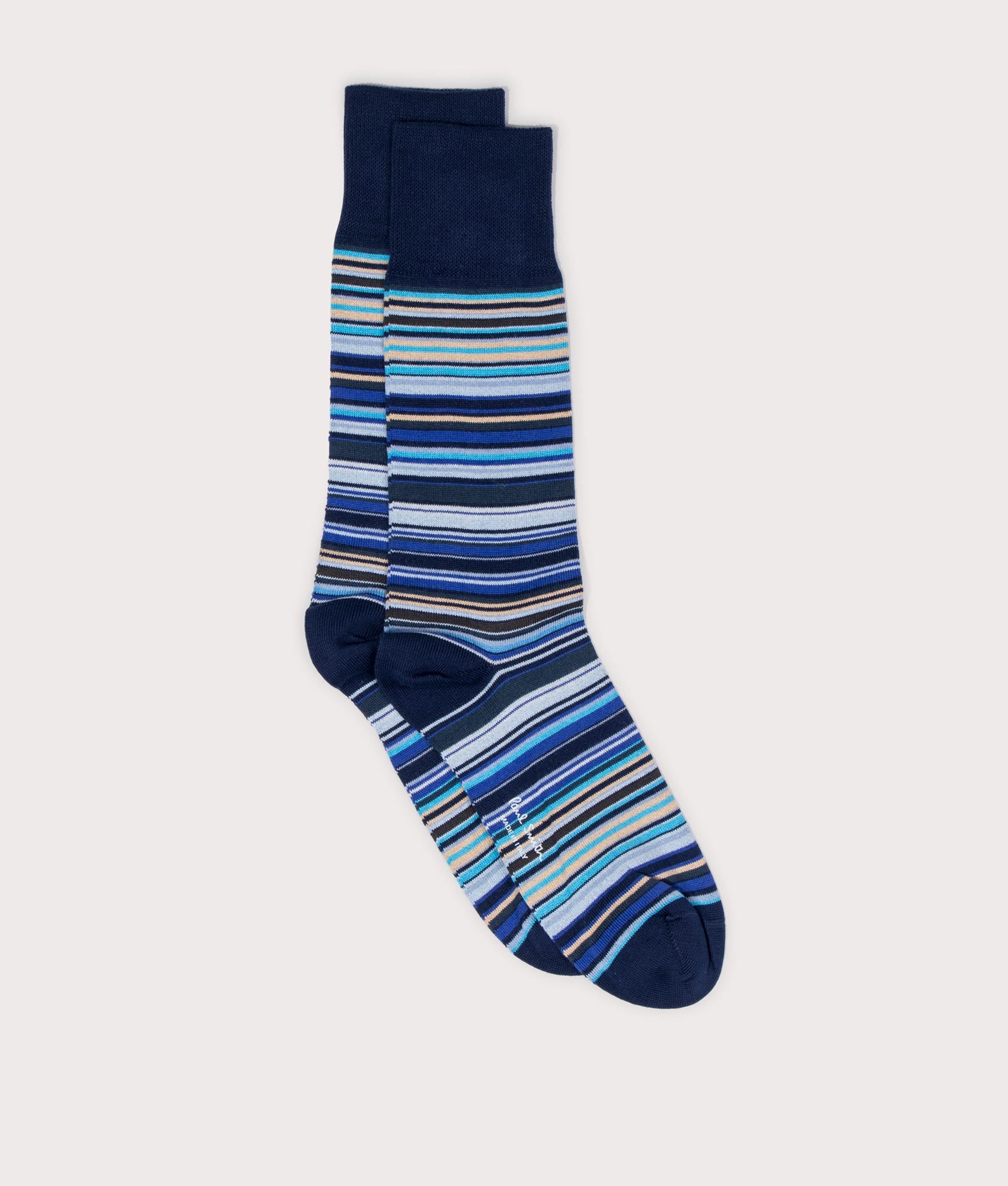 PS Paul Smith Mens Signature Stripe Socks - Colour: 47 Navy - Size: One Size