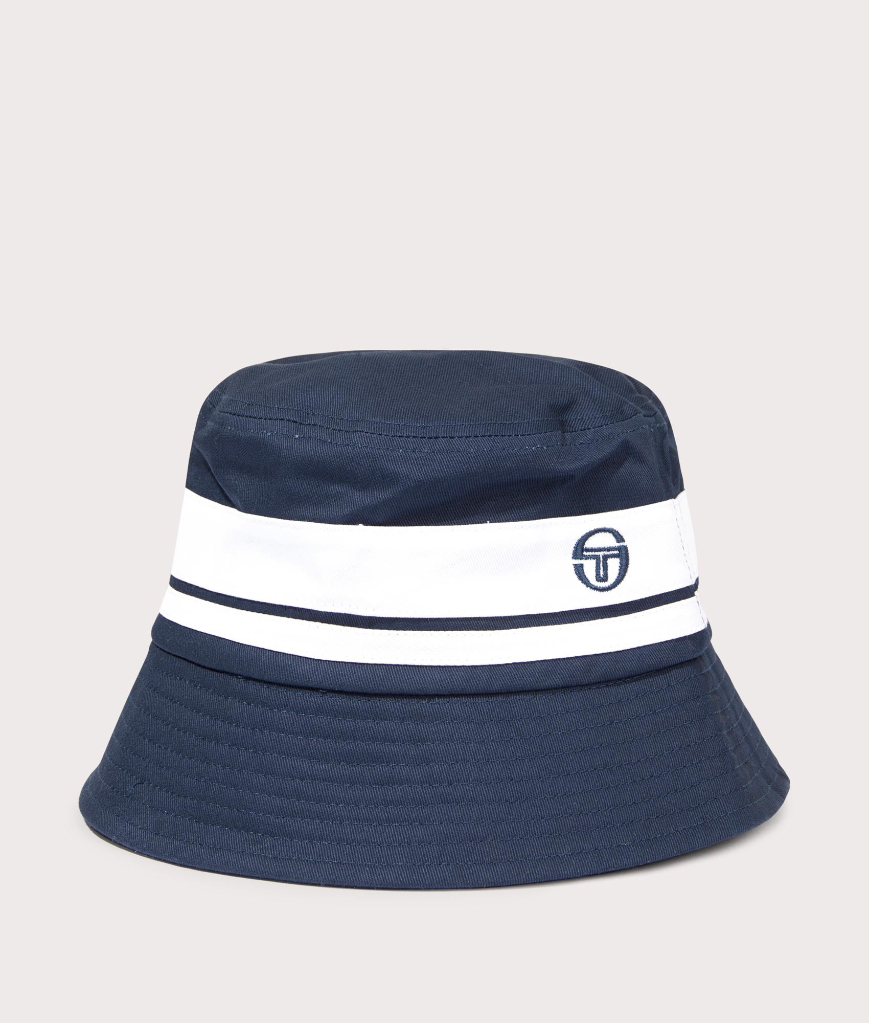 Sergio Tacchini Mens Newsford Bucket Hat - Colour: 241 Maritime Blue/White - Size: One Size
