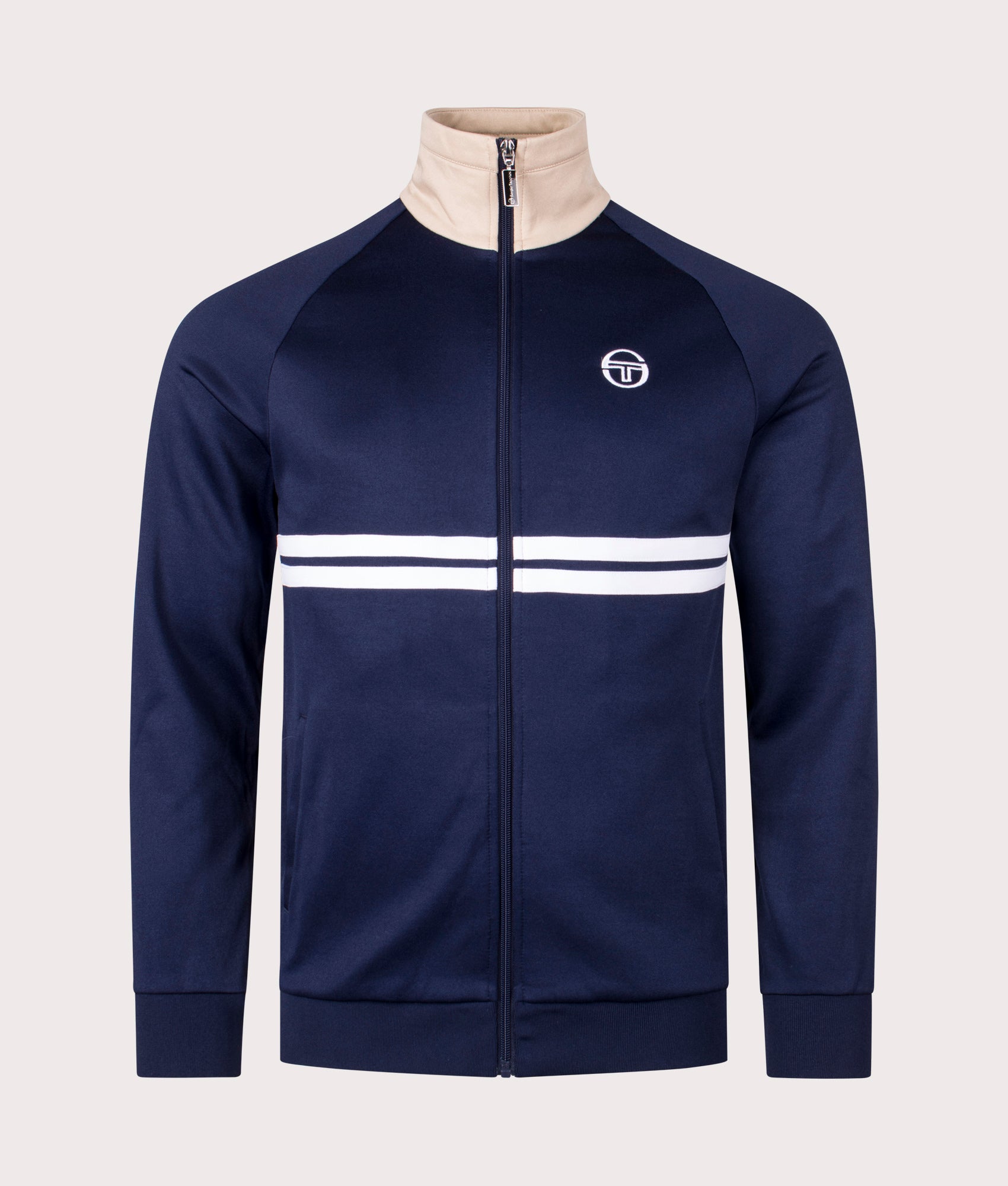 Sergio Tacchini Mens Dallas Track Top - Colour: 287 Maritime Blue/Humus - Size: Medium