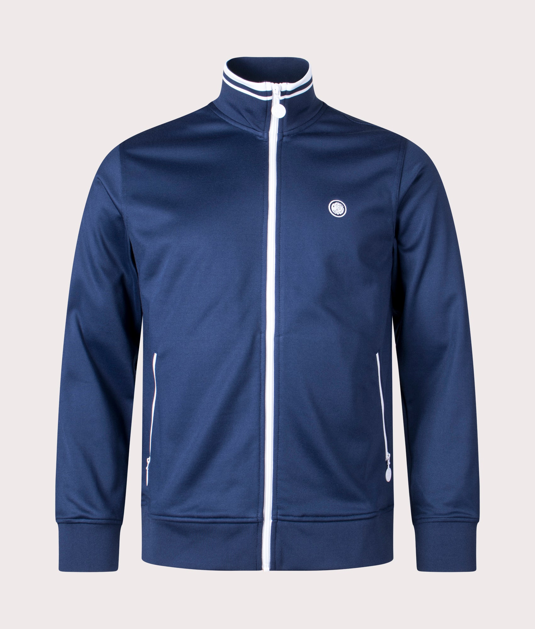 Pretty Green Mens Boston Track Top - Colour: Navy - Size: Medium