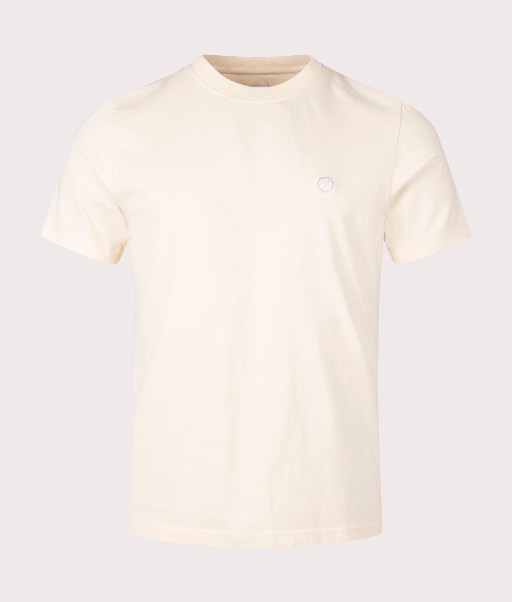 Pretty Green Mens Mitchell T-Shirt - Colour: Beige - Size: Large