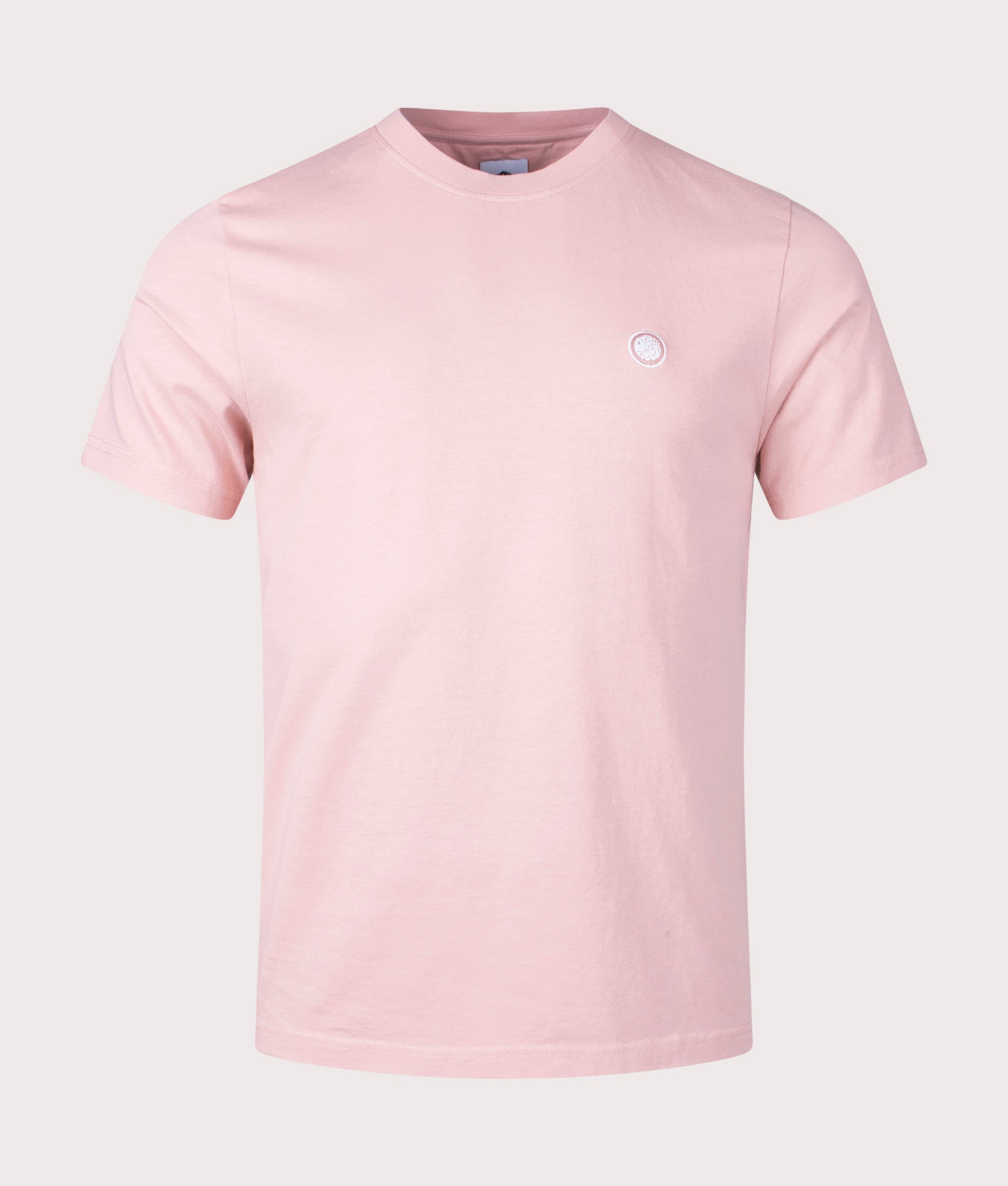 Pretty Green Mens Mitchell T-Shirt - Colour: Pale Pink - Size: Large