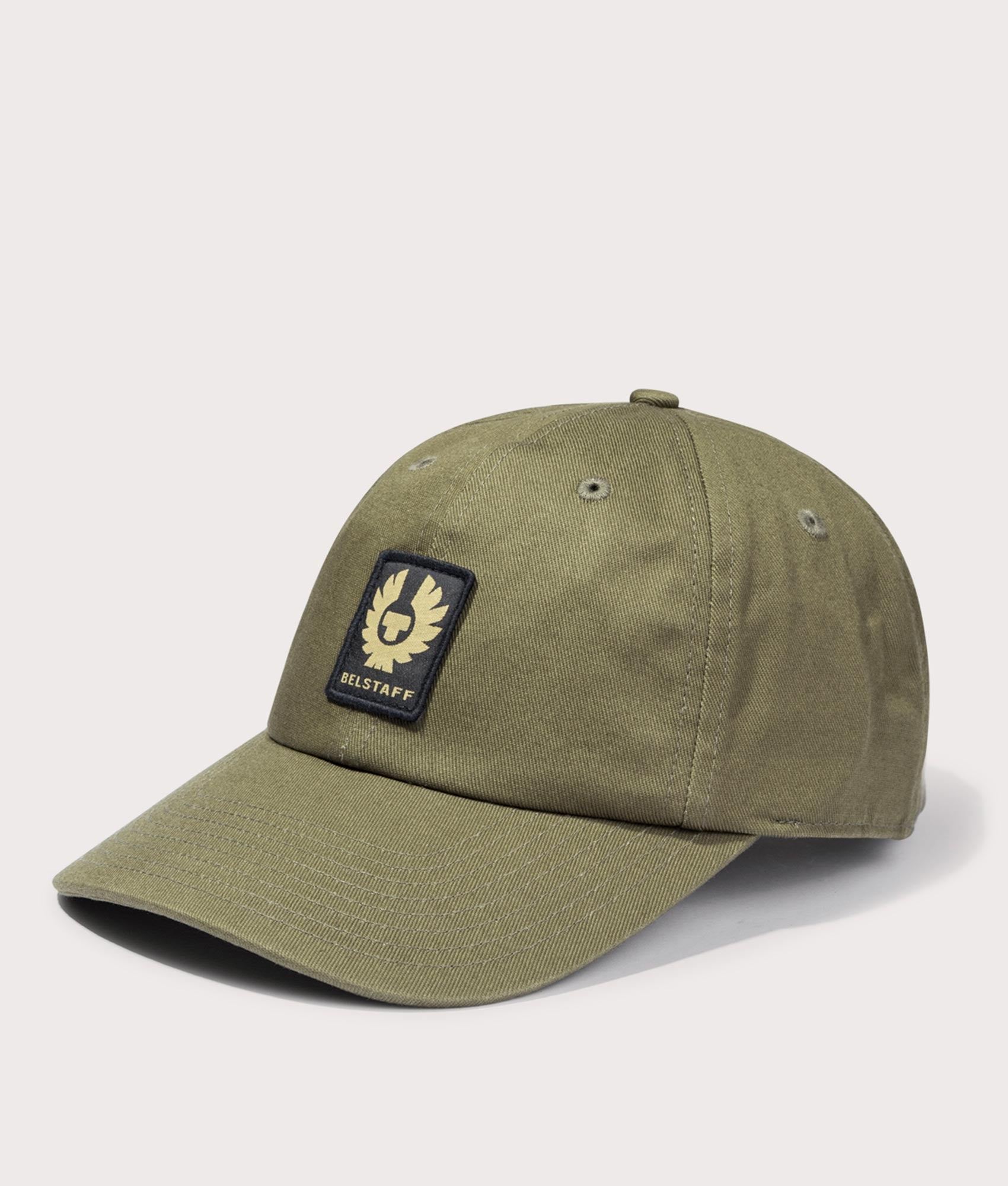 Belstaff Mens Phoenix Logo Cap - Colour: True Olive - Size: One Size