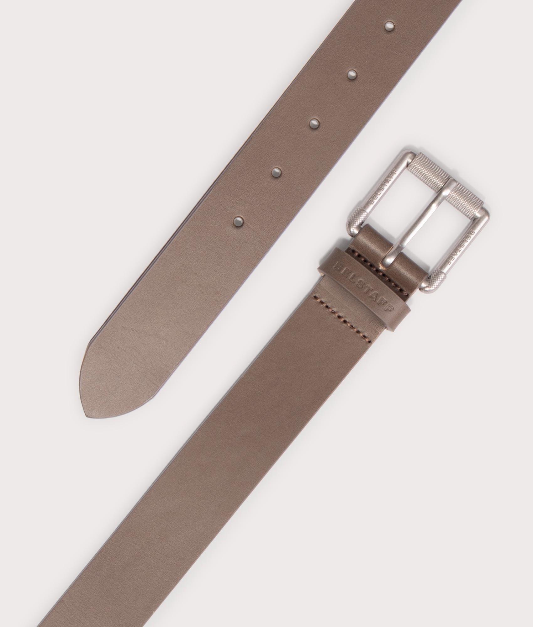 Belstaff Mens Roller Buckle Belt - Colour: Taupe - Size: Large