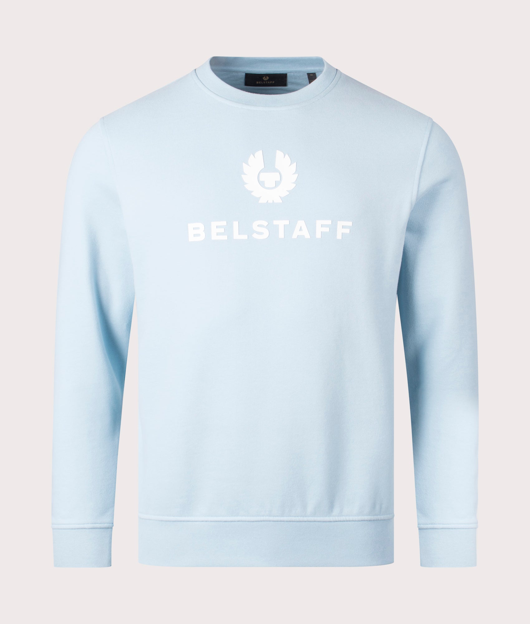 Belstaff Mens Belstaff Signature Crewneck Sweatshirt - Colour: Skyline Blue - Size: XXL