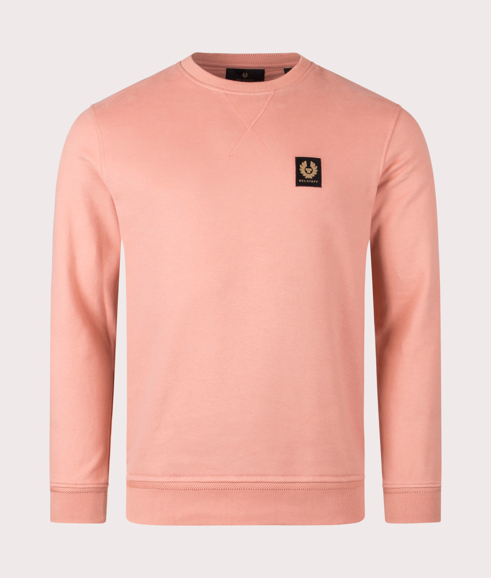 Belstaff Mens Belstaff Sweatshirt - Colour: Rust Pink - Size: XXL