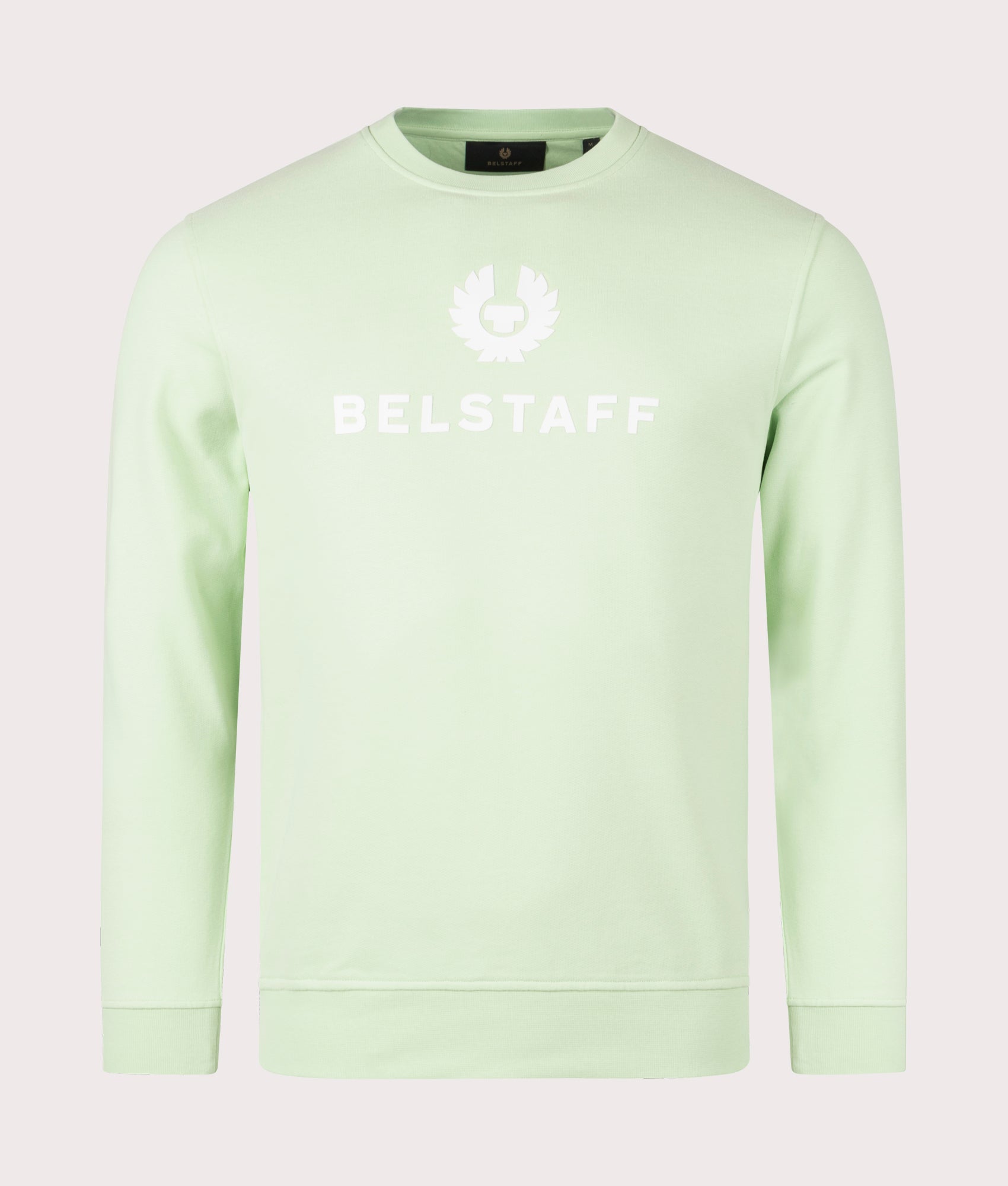 Belstaff Mens Belstaff Signature Crewneck Sweatshirt - Colour: New Leaf Green - Size: XXL