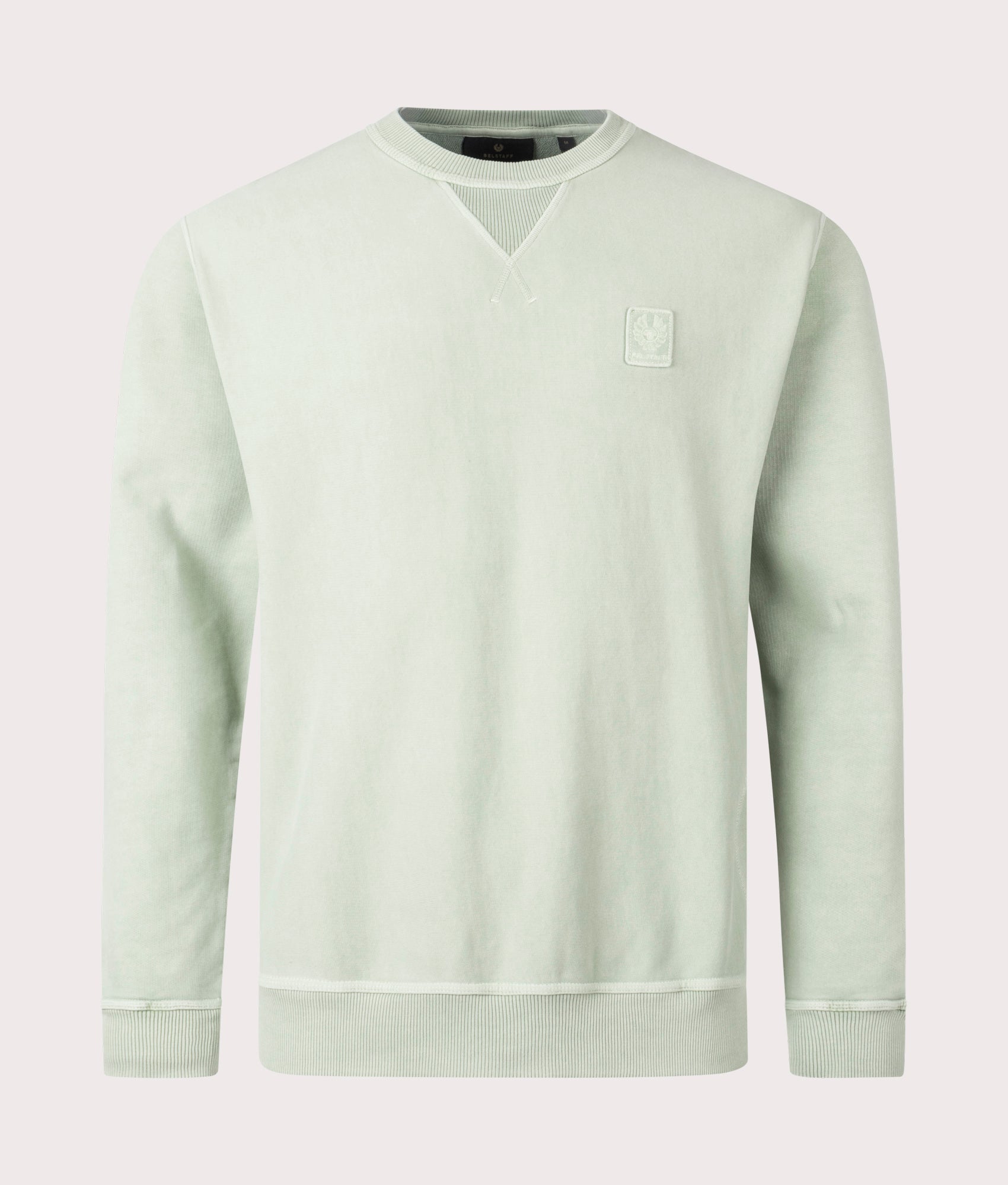 Belstaff Mens Mineral Outliner Sweatshirt - Colour: Echo Green - Size: Large