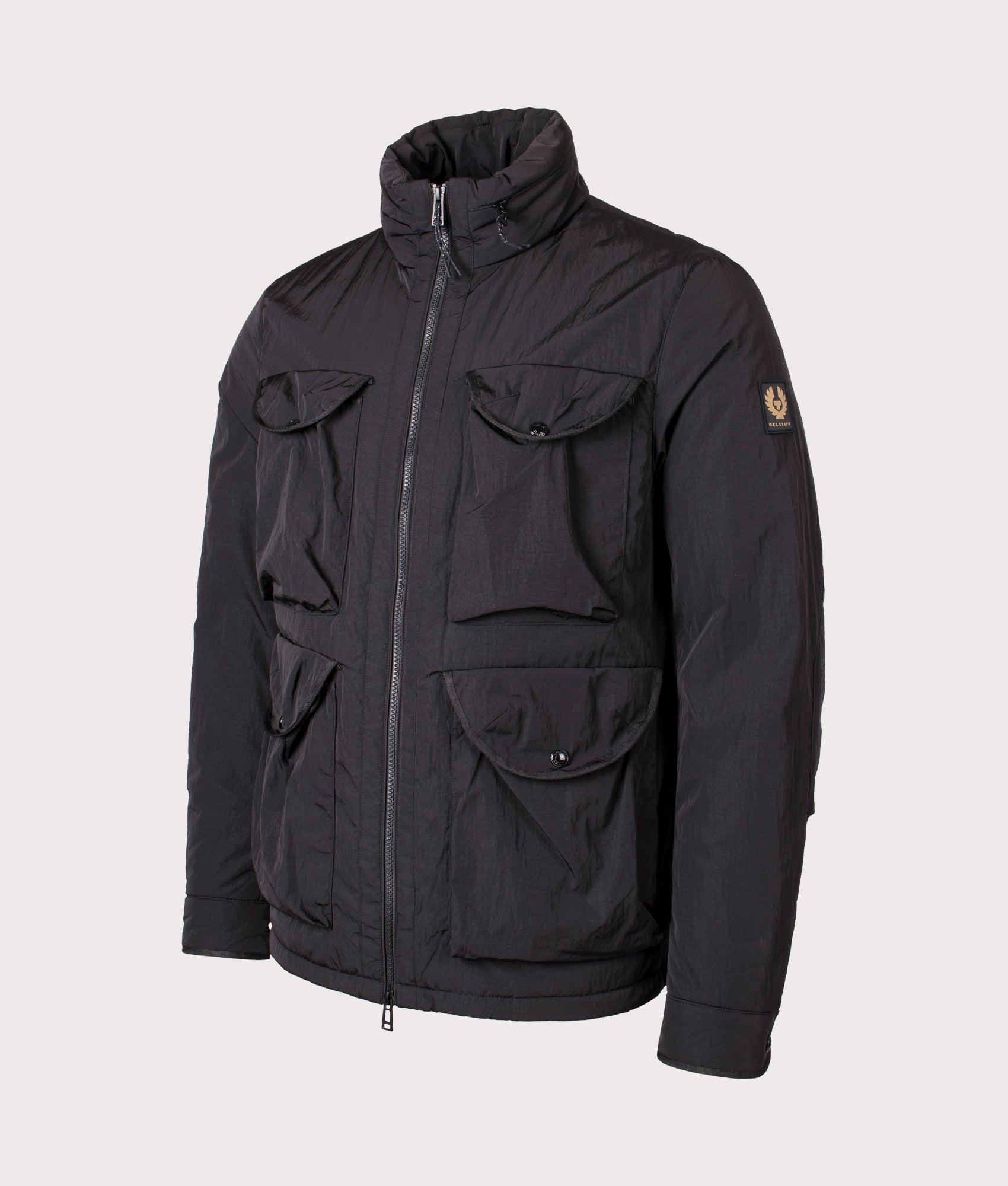 Belstaff Mens Quad Jacket - Colour: BLACK - Size: 52