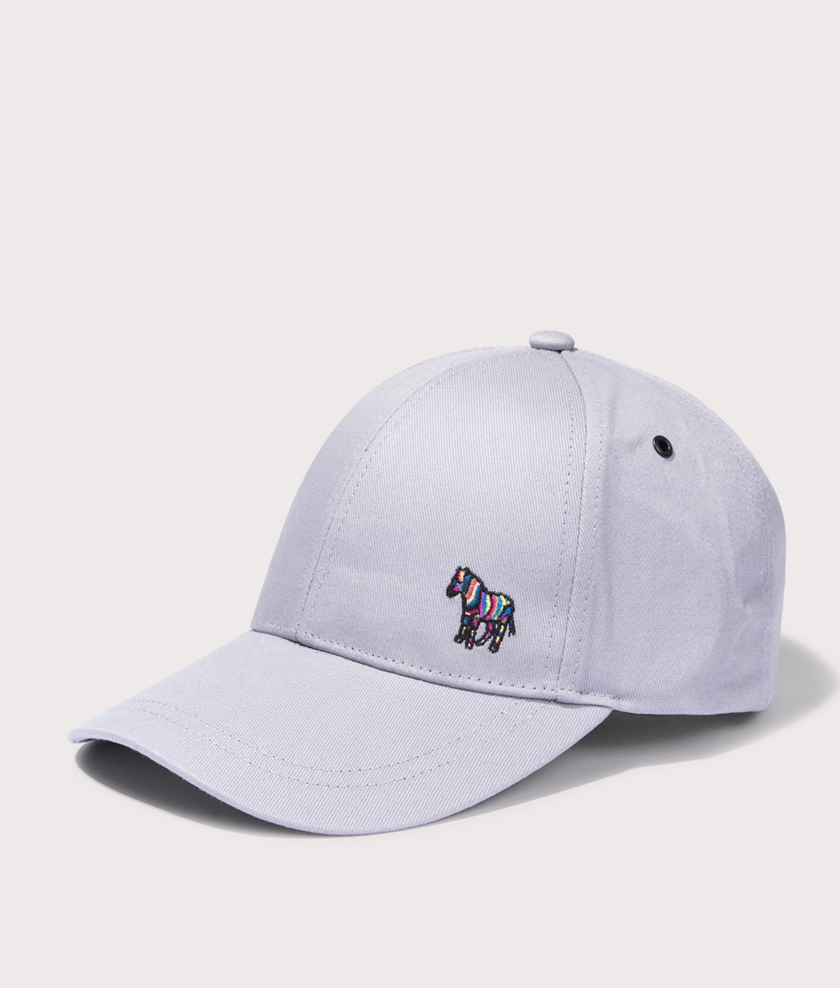 PS Paul Smith Mens Sports Stripe Zebra Logo Cap - Colour: 43 Greyish Blue - Size: One Size