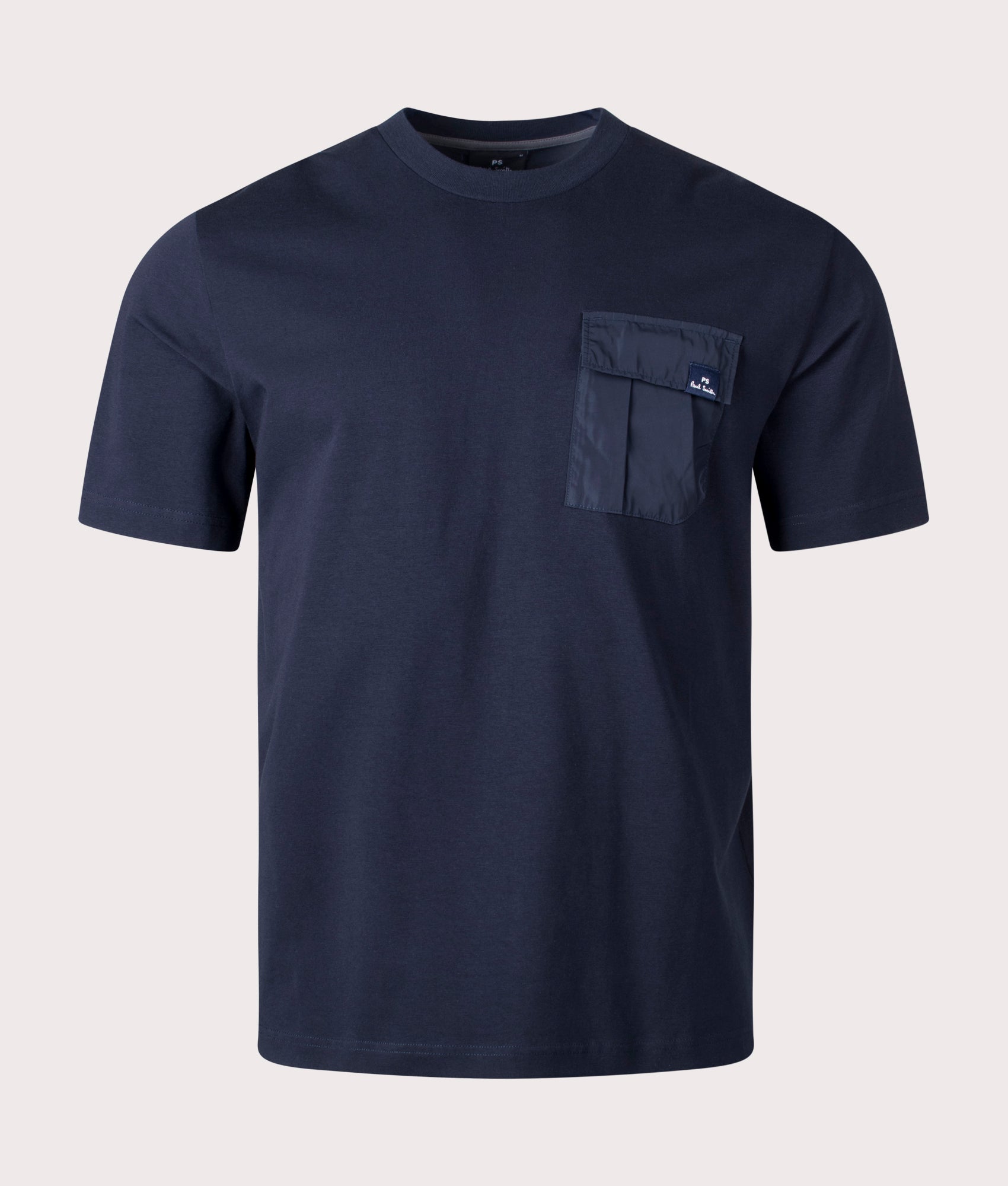 PS Paul Smith Mens Pocket T-Shirt - Colour: 49A Very Dark Navy - Size: Medium