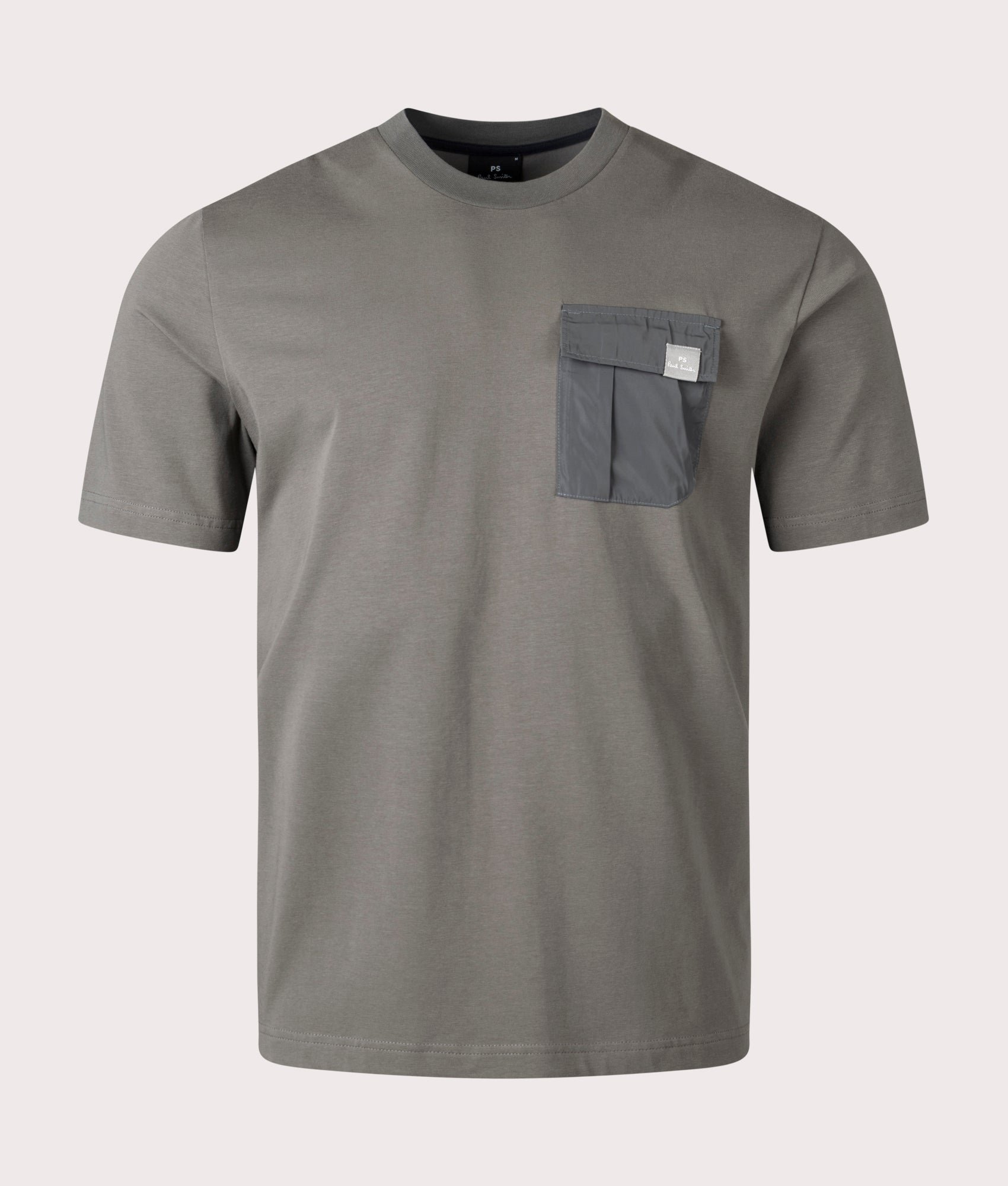 PS Paul Smith Mens Pocket T-Shirt - Colour: 76 Slate - Size: Medium
