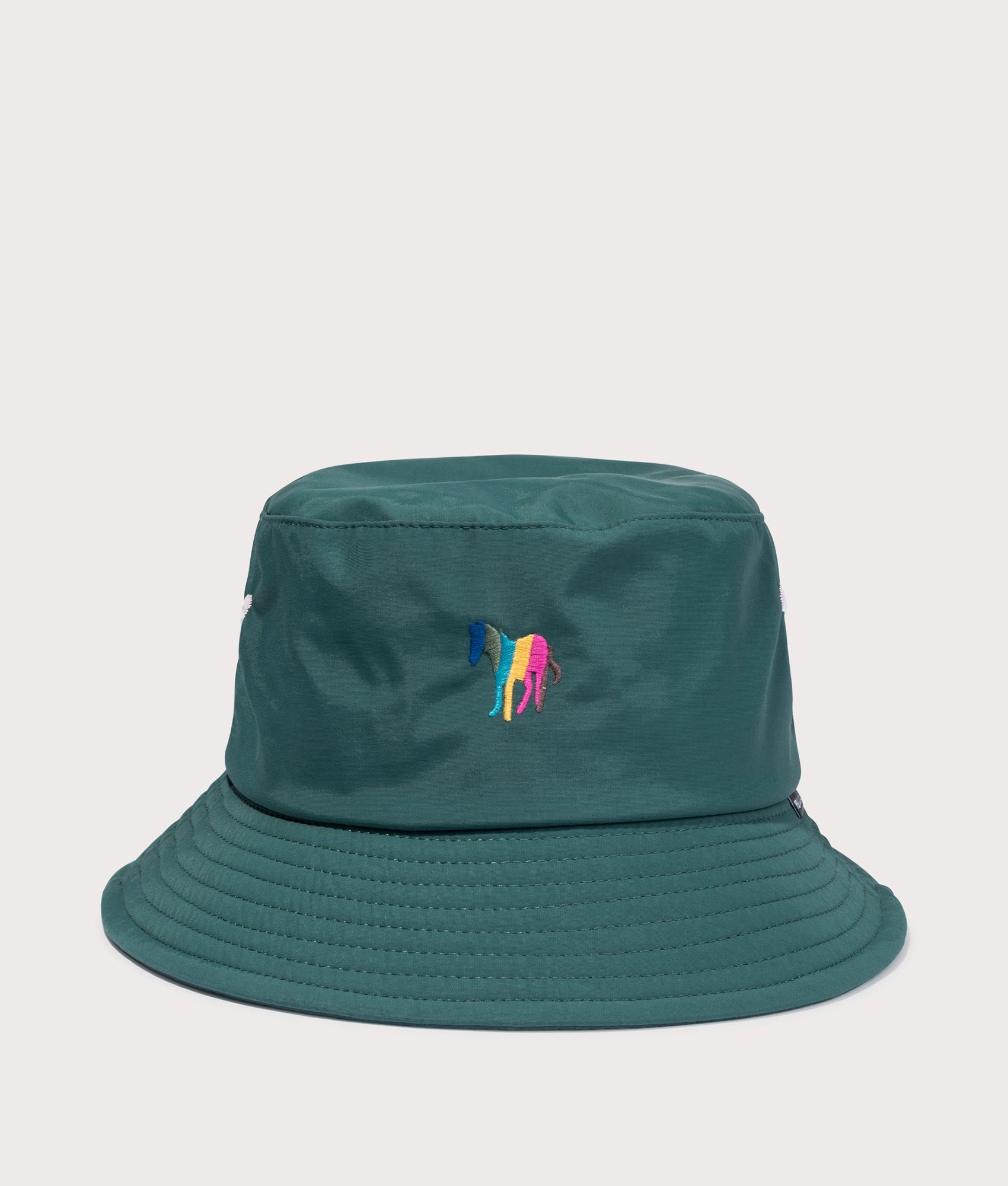 PS Paul Smith Mens Broad Zebra Bucket Hat - Colour: 46 Indigo - Size: Medium