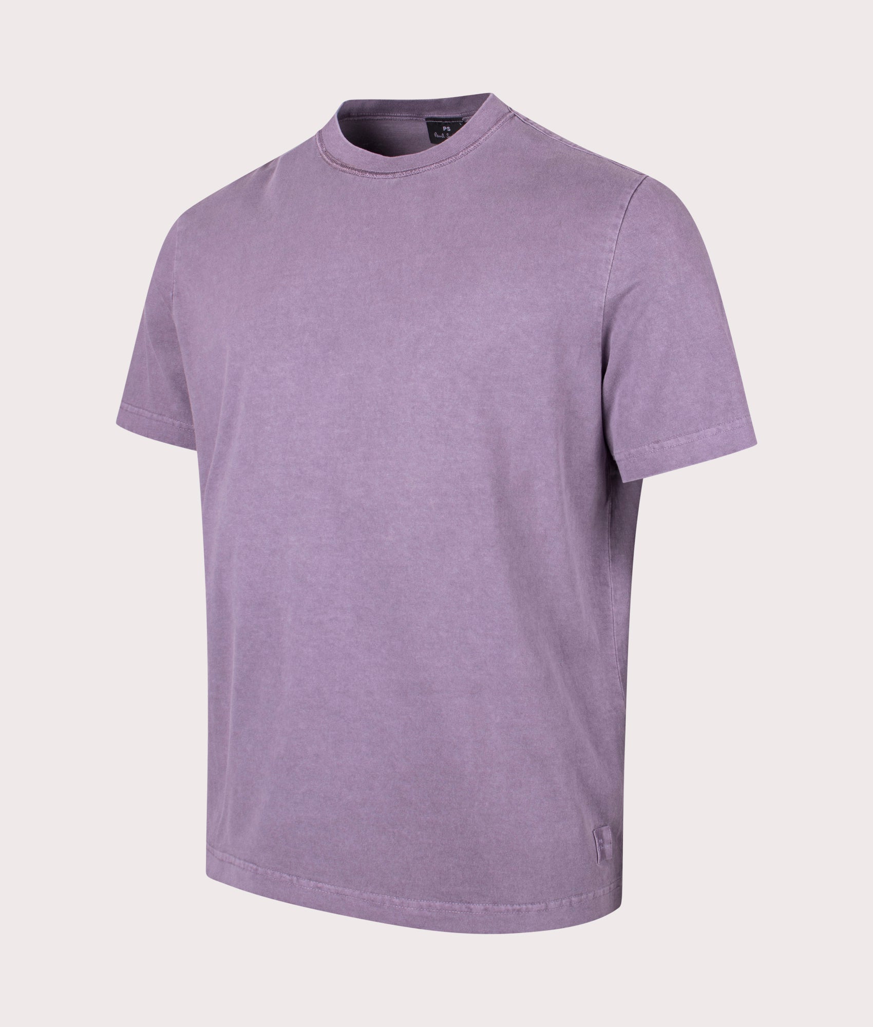 PS Paul Smith Mens Acid Wash T-Shirt - Colour: 55A Mauve - Size: XXL