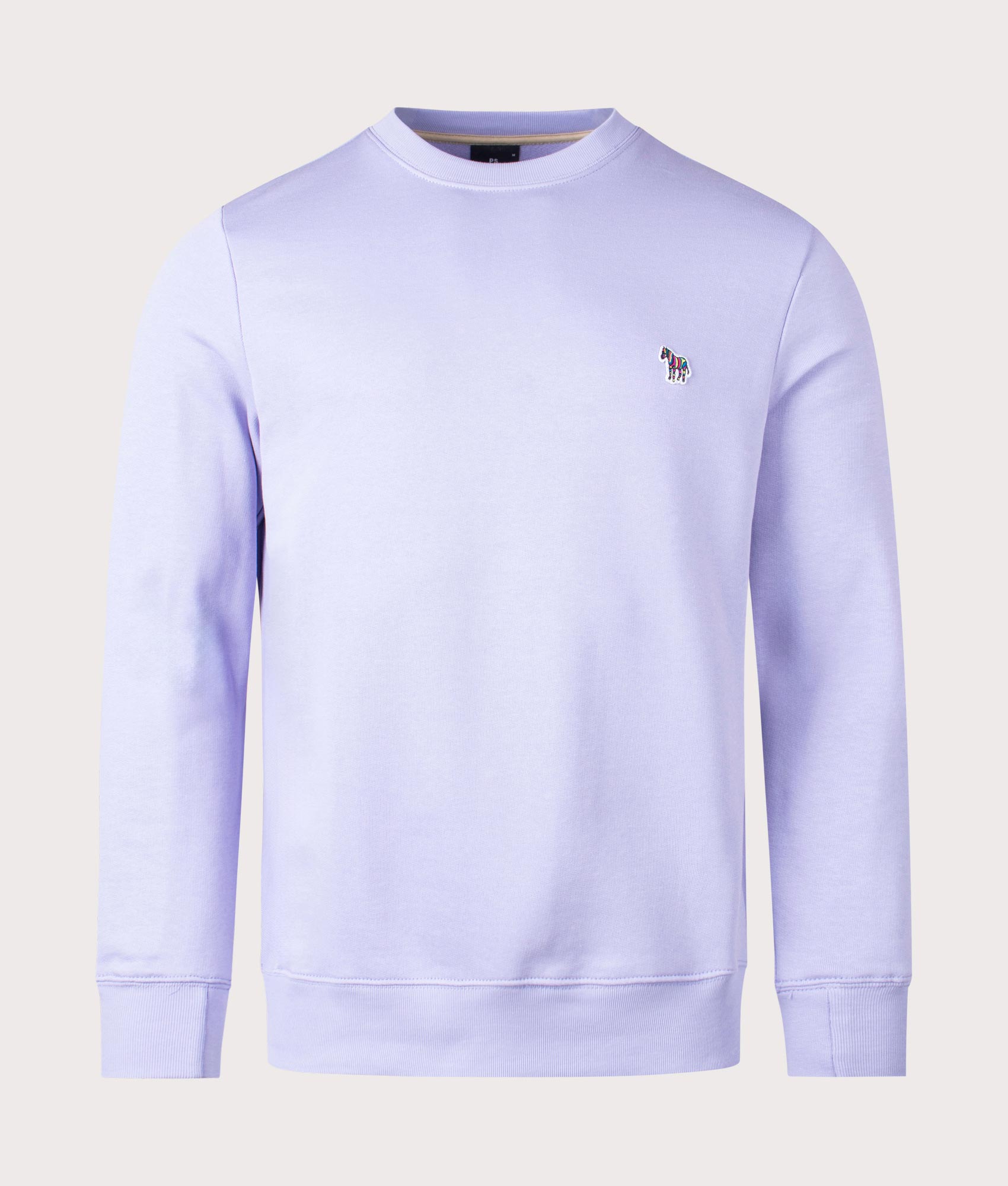 PS Paul Smith Mens Zebra Sweatshirt - Colour: 51 Lilac - Size: Large