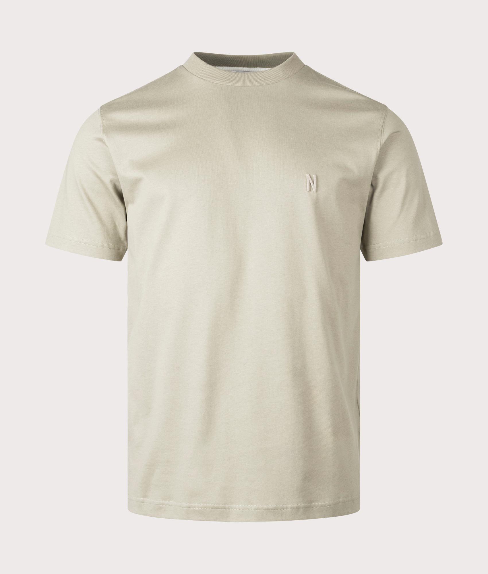 Norse Projects Mens Johannes Organic N Logo T-Shirt - Colour: 2053 Clay - Size: Large