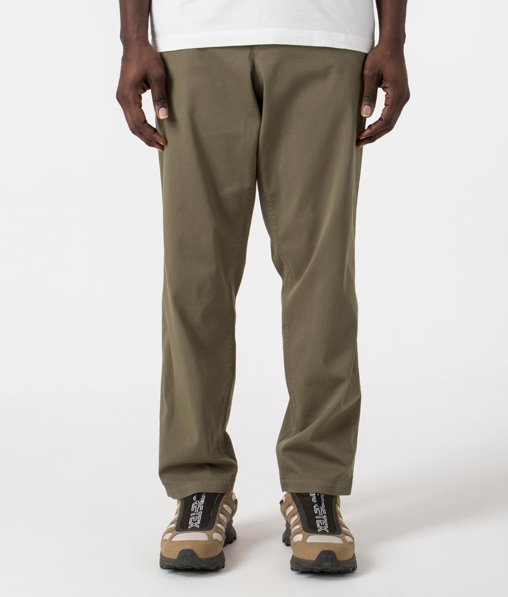 Norse Projects Mens Ezra Relaxed Organic Stretch Twill Pants - Colour: 8076 Sediment Green - Size: X