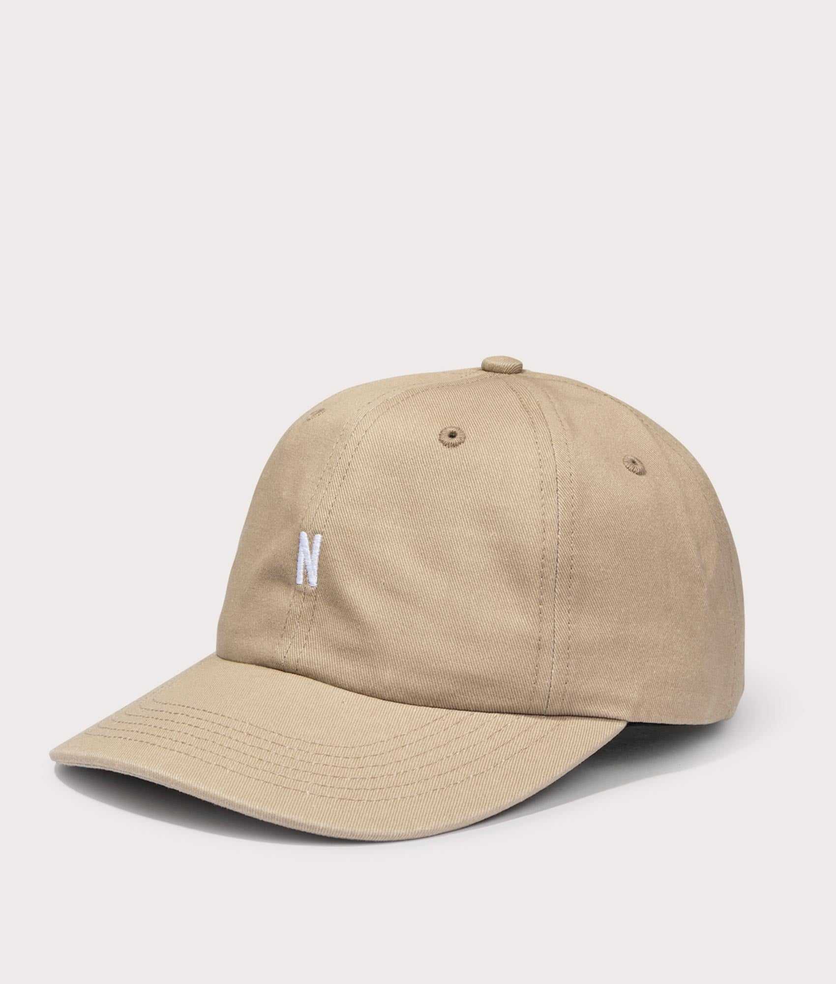 Norse Projects Mens Twill Sports Cap - Colour: 0966 Utility Khaki - Size: One Size