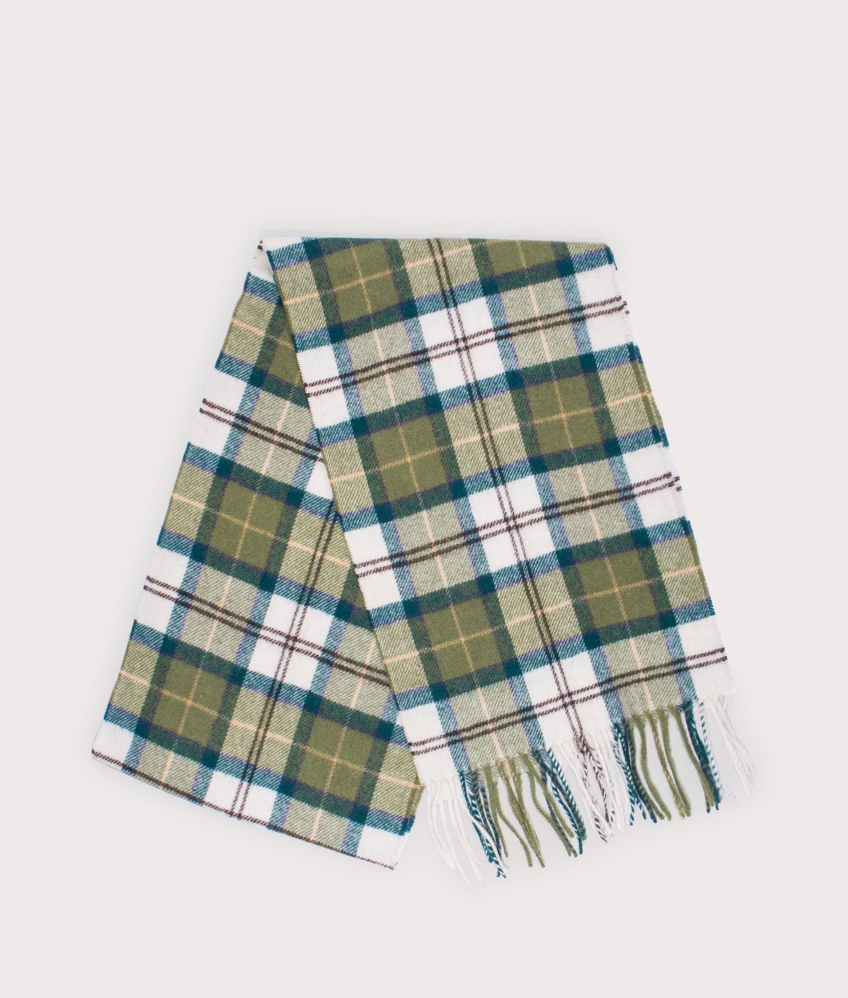 Barbour Lifestyle Mens Tartan Scarf - Colour: TN51 Ancient Tartan - Size: One Size