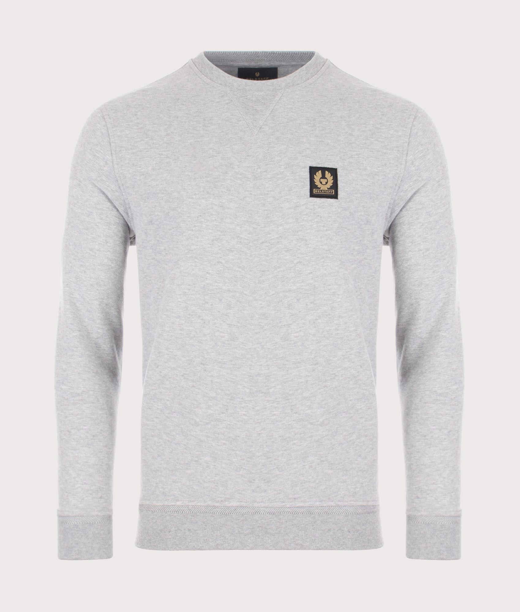 Belstaff Mens Belstaff Sweatshirt - Colour: 90015 Grey Melange - Size: Medium