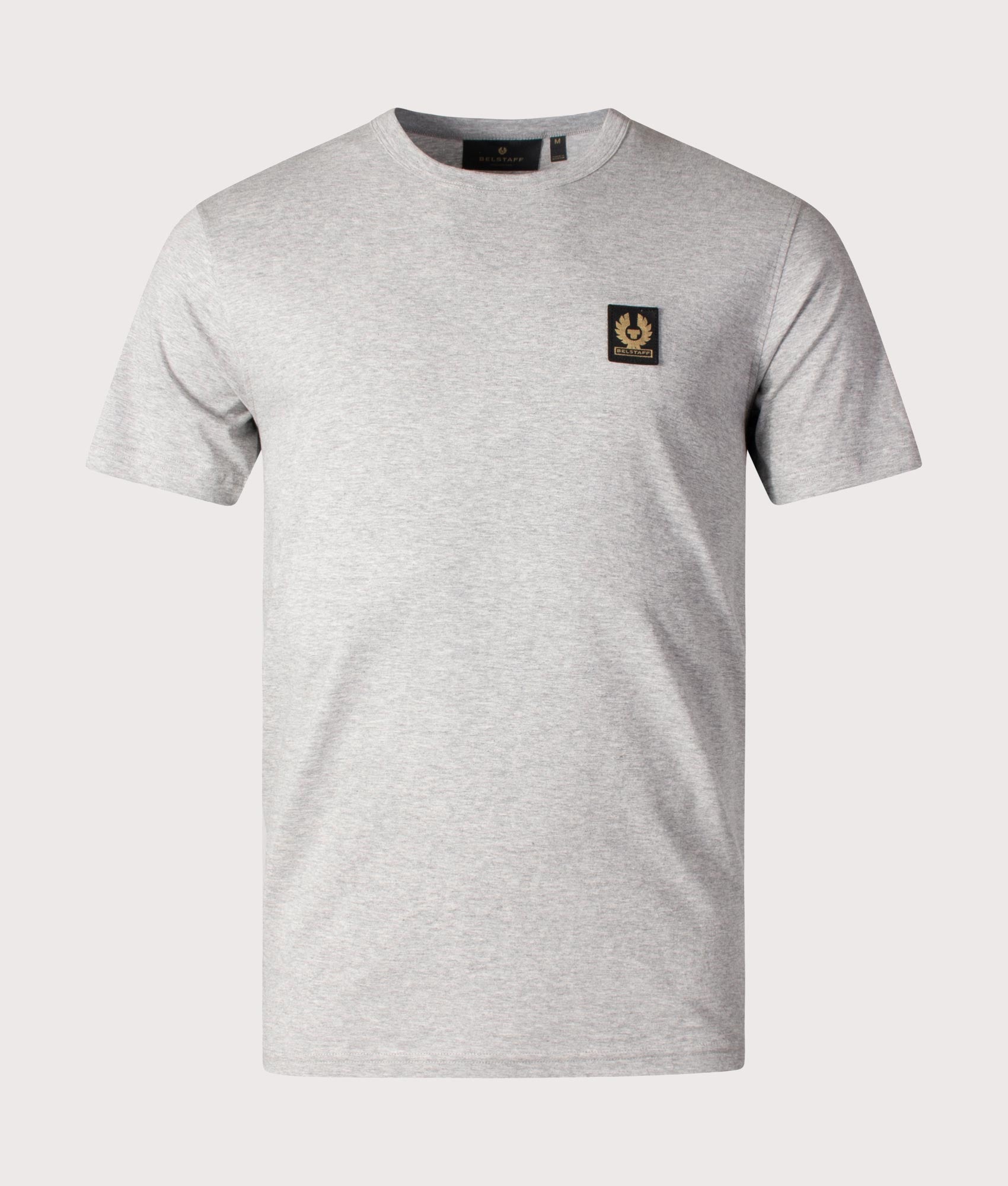 Belstaff Mens Belstaff T-Shirt - Colour: 90015 Grey Melange - Size: Medium