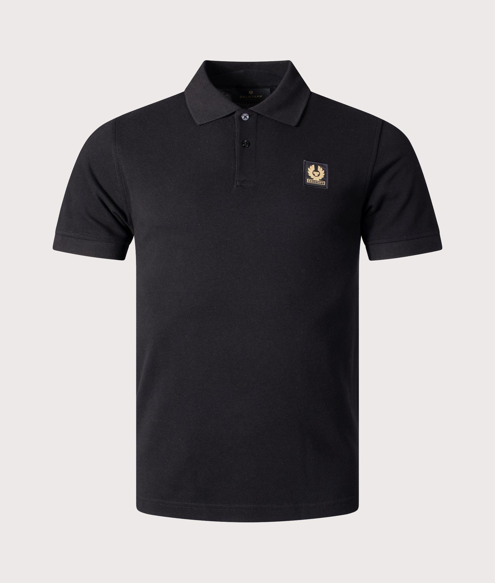 Belstaff Mens Belstaff Polo Shirt - Colour: 90000 BLACK - Size: XXL