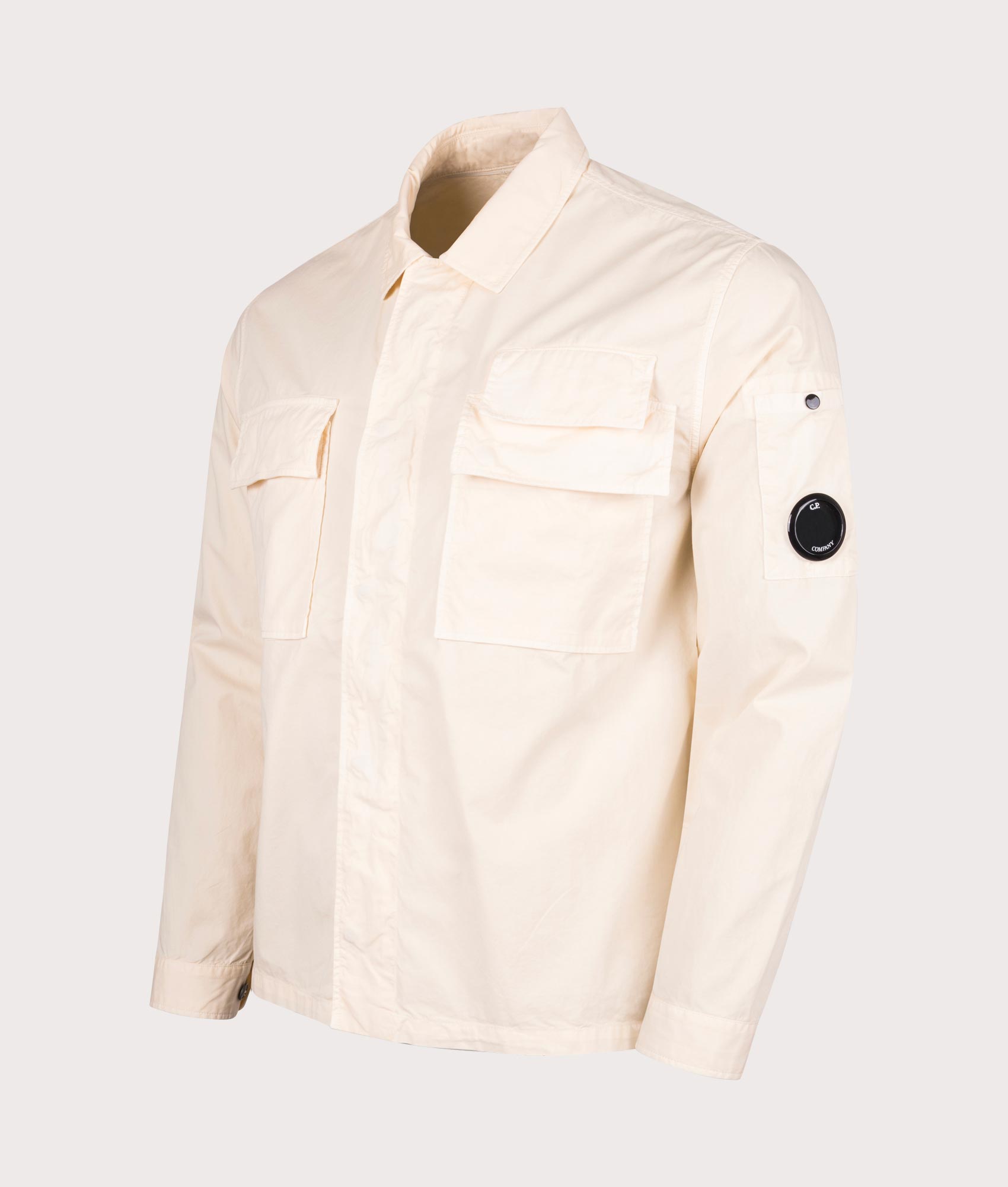 C.P. Company Mens Gabardine Shirt - Colour: 402 Pistachio Shell - Size: XL