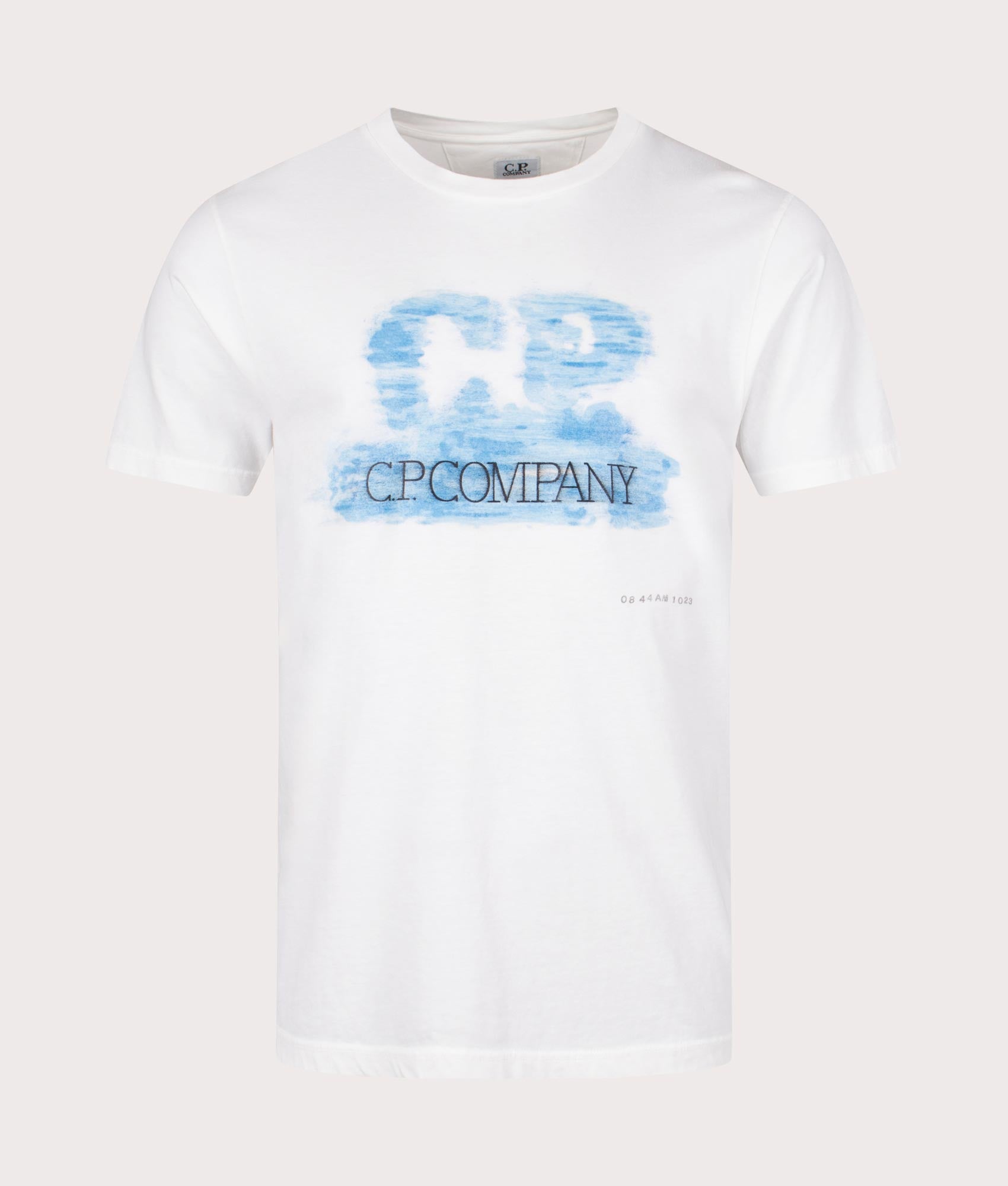 C.P. Company Mens 30/1 Jersey Artisanal British Sailor T-Shirt - Colour: 103 Gauze White - Size: XXL