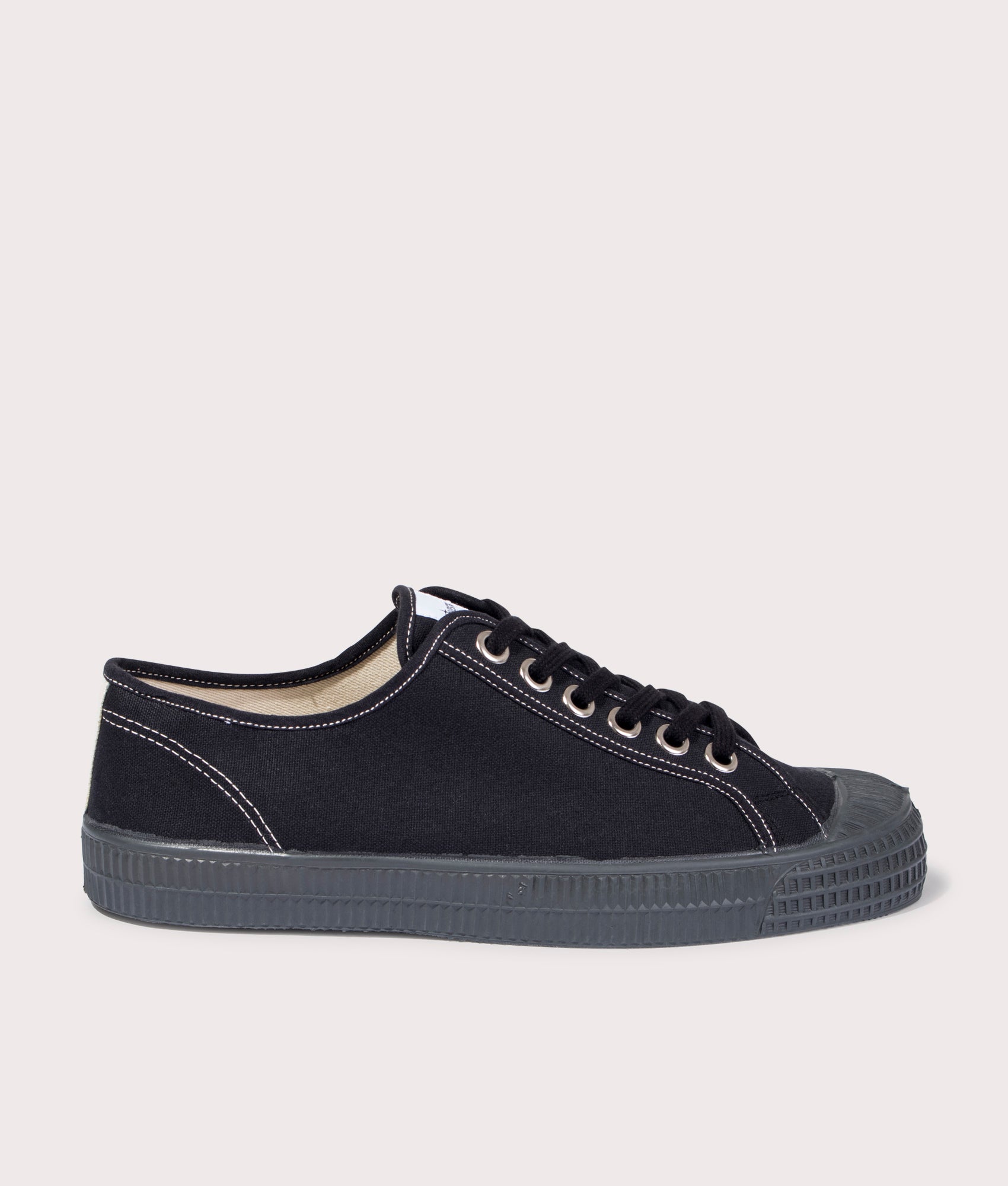 Novesta Mens Star Master Contrast Stitch Sneakers - Colour: 60 Black/99 Beige/245 Grey - Size: 11