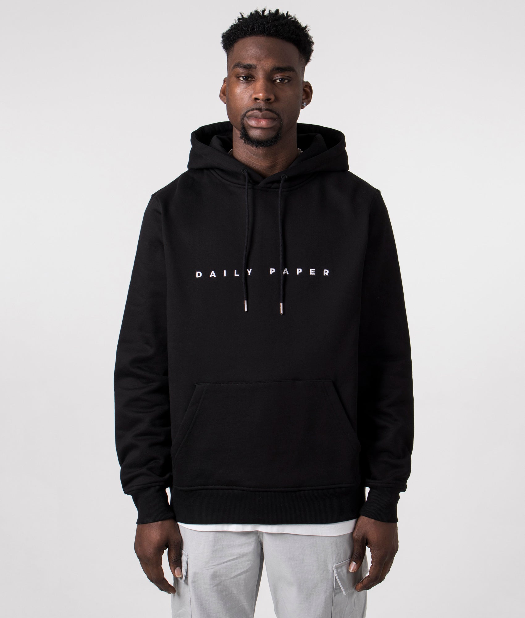 Daily Paper Mens Alias Hoodie - Colour: Black - Size: Large