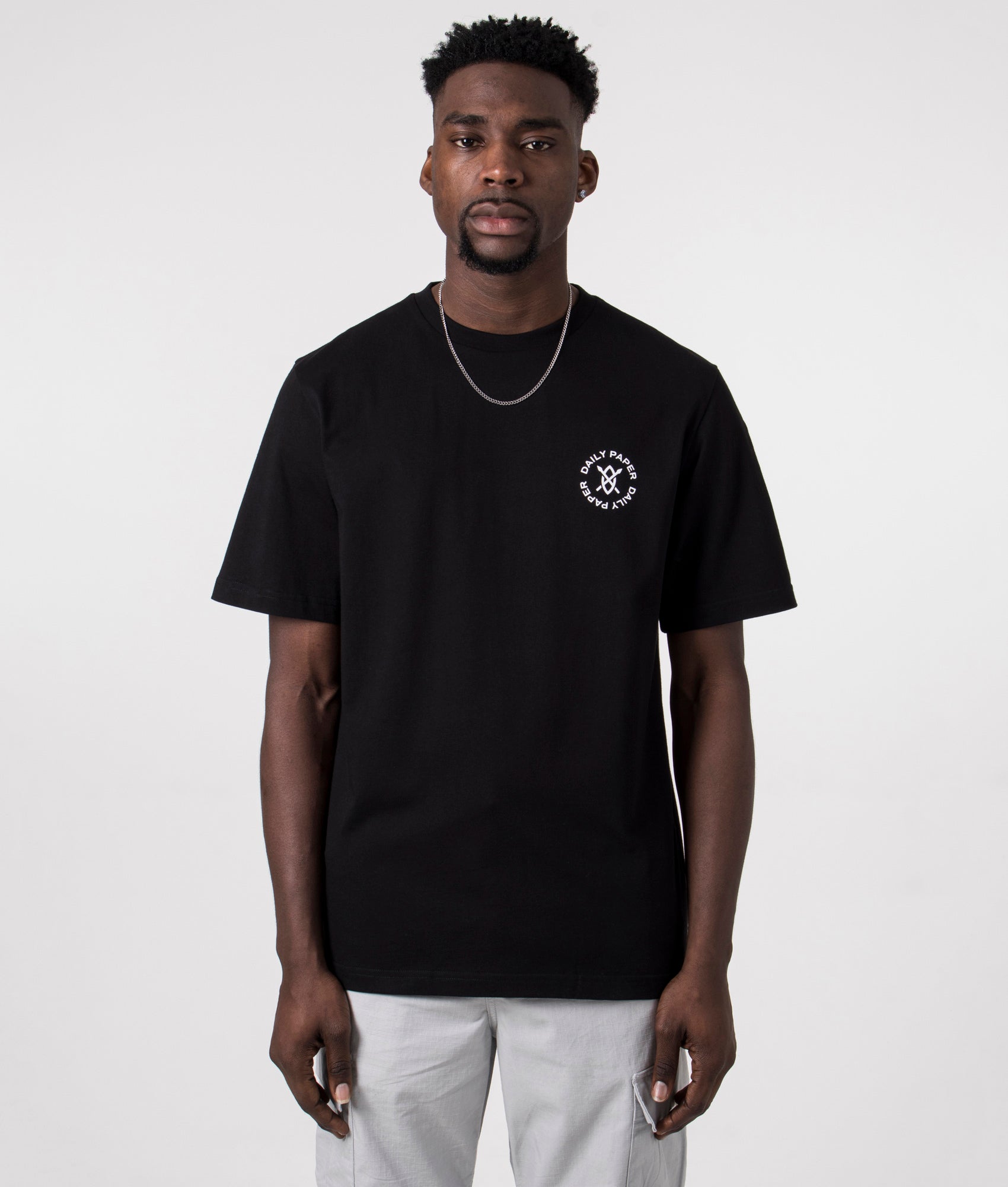 Daily Paper Mens Circle T-Shirt - Colour: Black - Size: XL