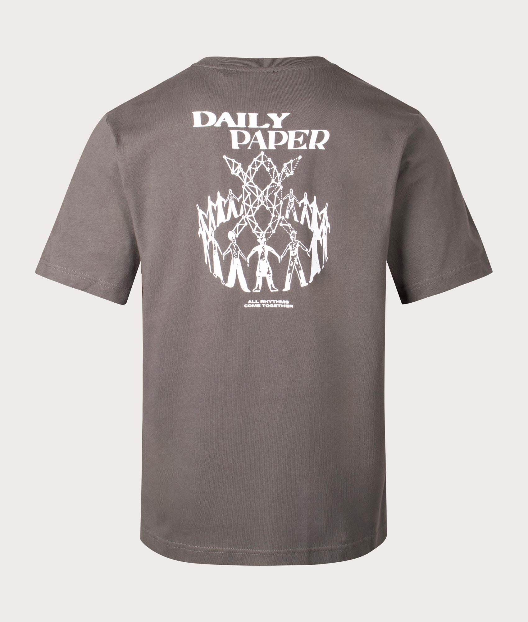 Daily Paper Mens Hand In Hand T-Shirt - Colour: Chimera Green - Size: XL