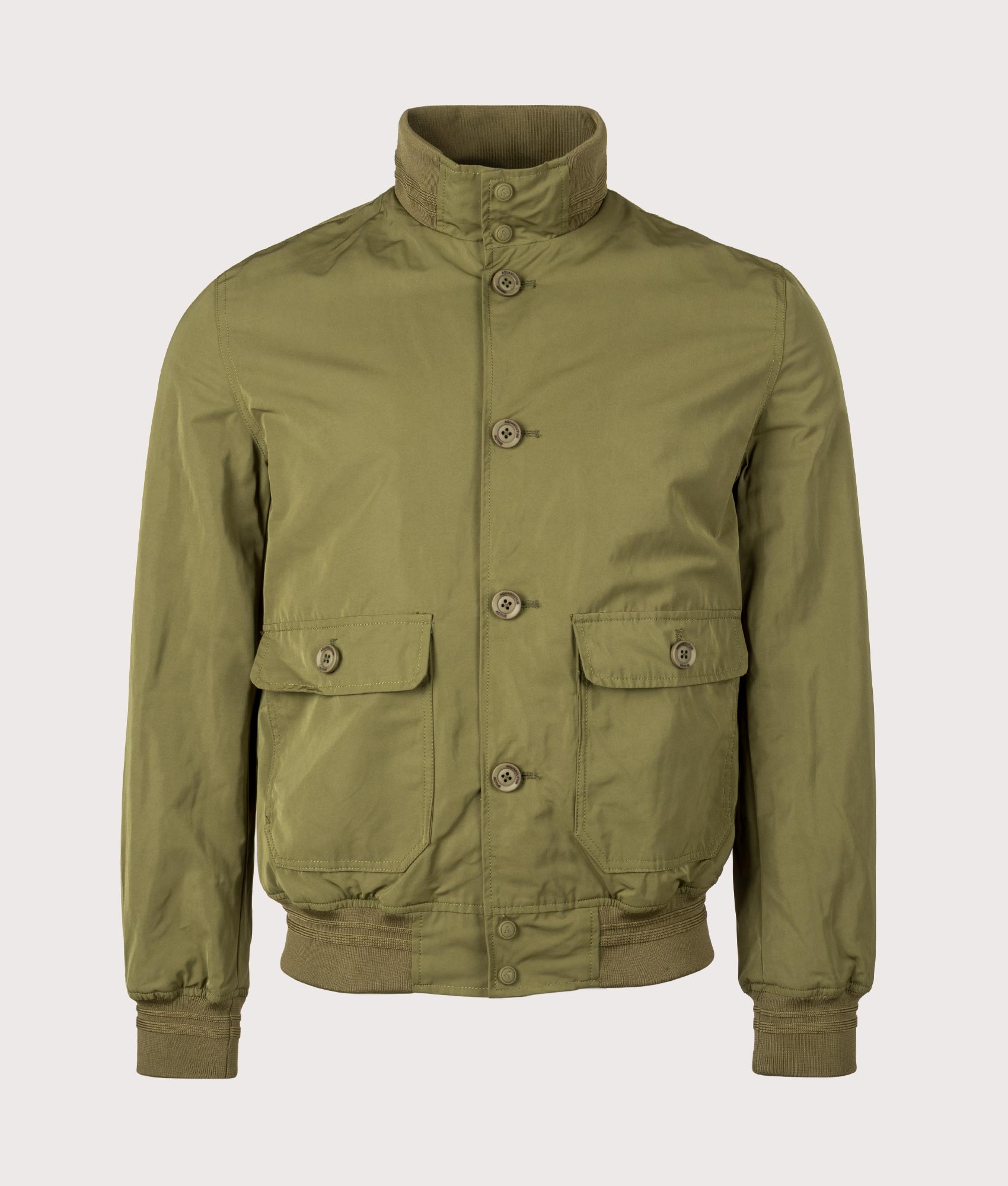Aquascutum Mens Active Hydro Fabric Urban Jacket - Colour: 06 Army Green - Size: Medium