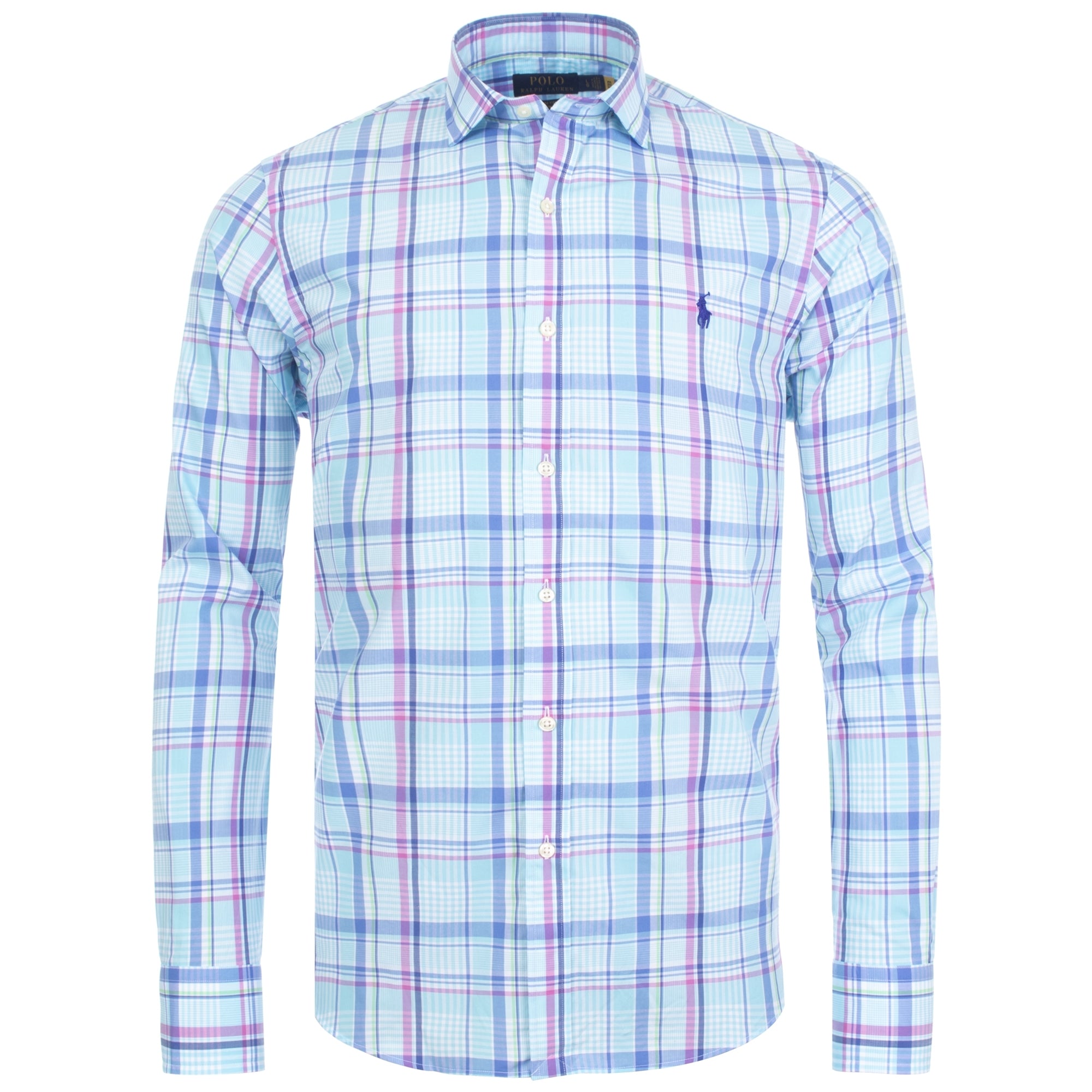 Long Sleeve Slim Fit Plain Weave Shirt | Polo Ralph Lauern | EQVVS