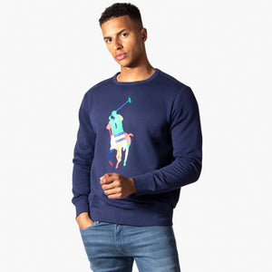 Big Pony Fleece Sweatshirt S21 Newport Navy | Polo Ralph Lauren | EQVVS