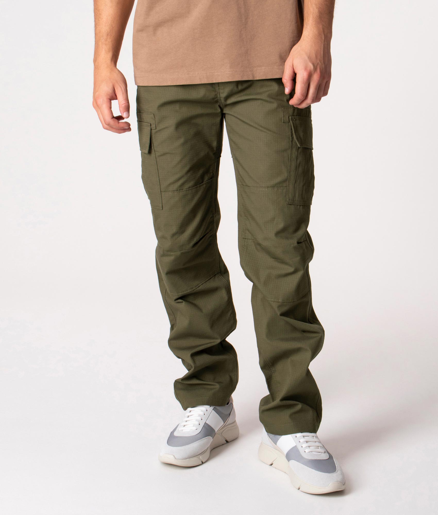 Dickies Mens Regular Fit Millerville Cargo Pants - Colour: MGR1 Military Green - Size: 36W